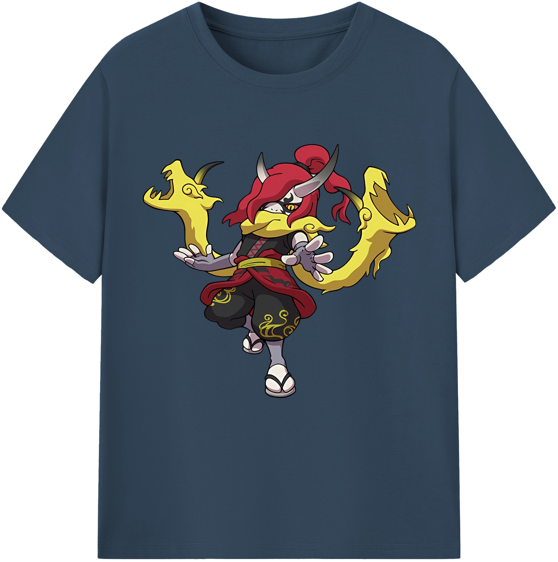 （画像用） 妖怪ウォッチ Yo-kai Watch レディースカジュアルプリントTシャツ（綿100％）