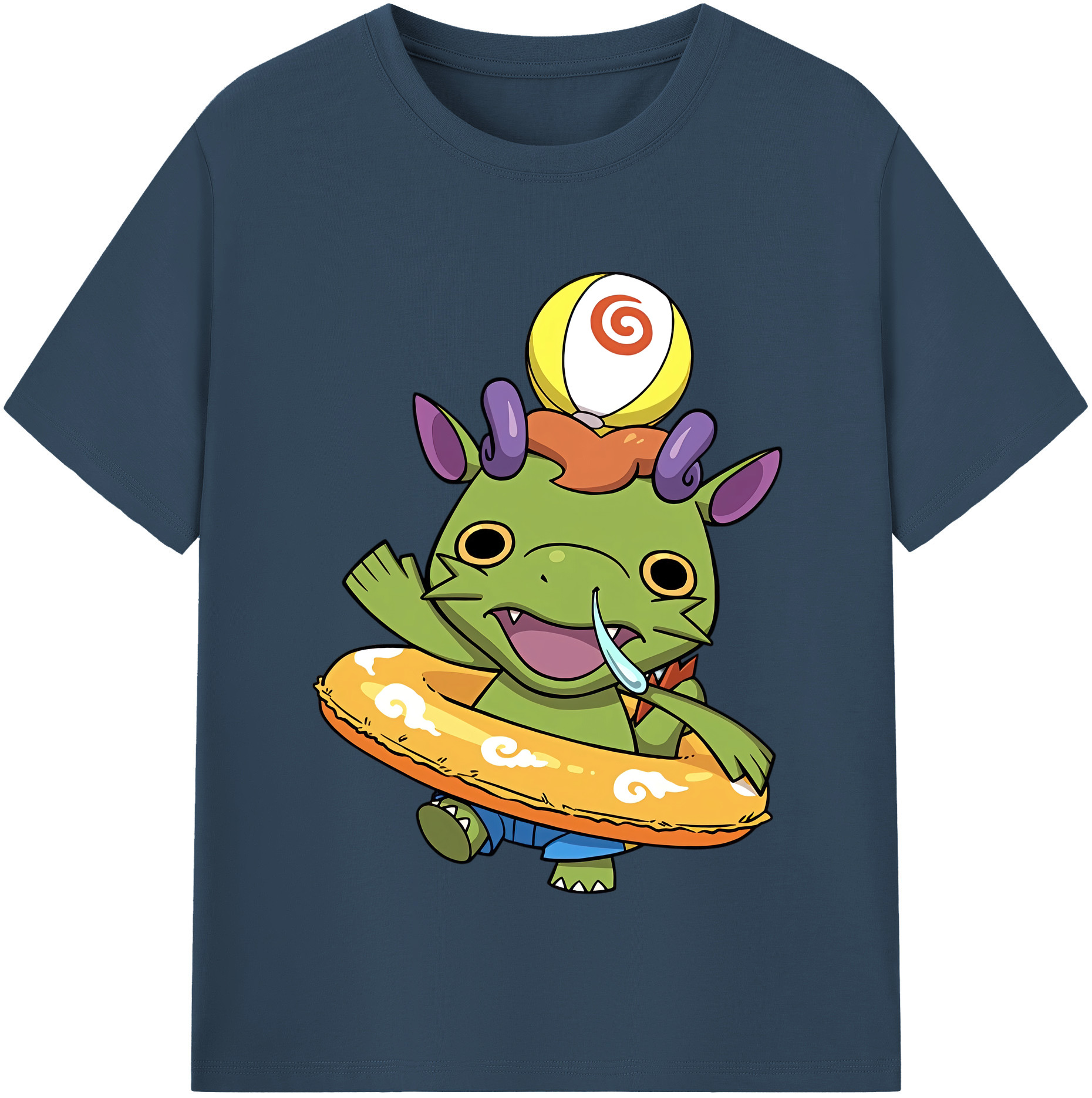 （画像用） 妖怪ウォッチ Yo-kai Watch レディースカジュアルプリントTシャツ（綿100％）