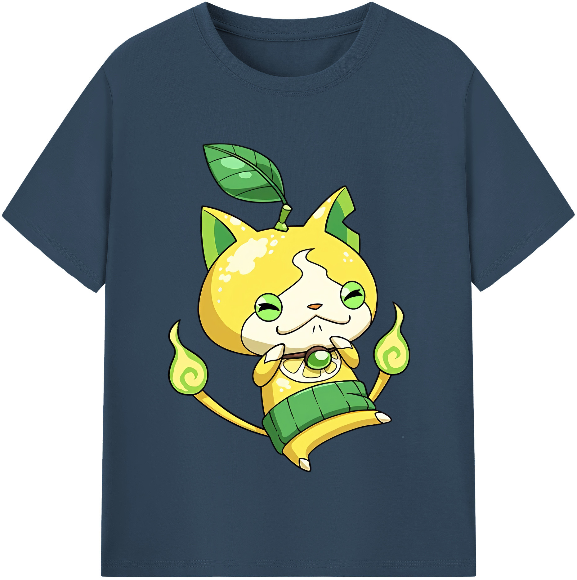 （画像用） 妖怪ウォッチ Yo-kai Watch レディースカジュアルプリントTシャツ（綿100％）