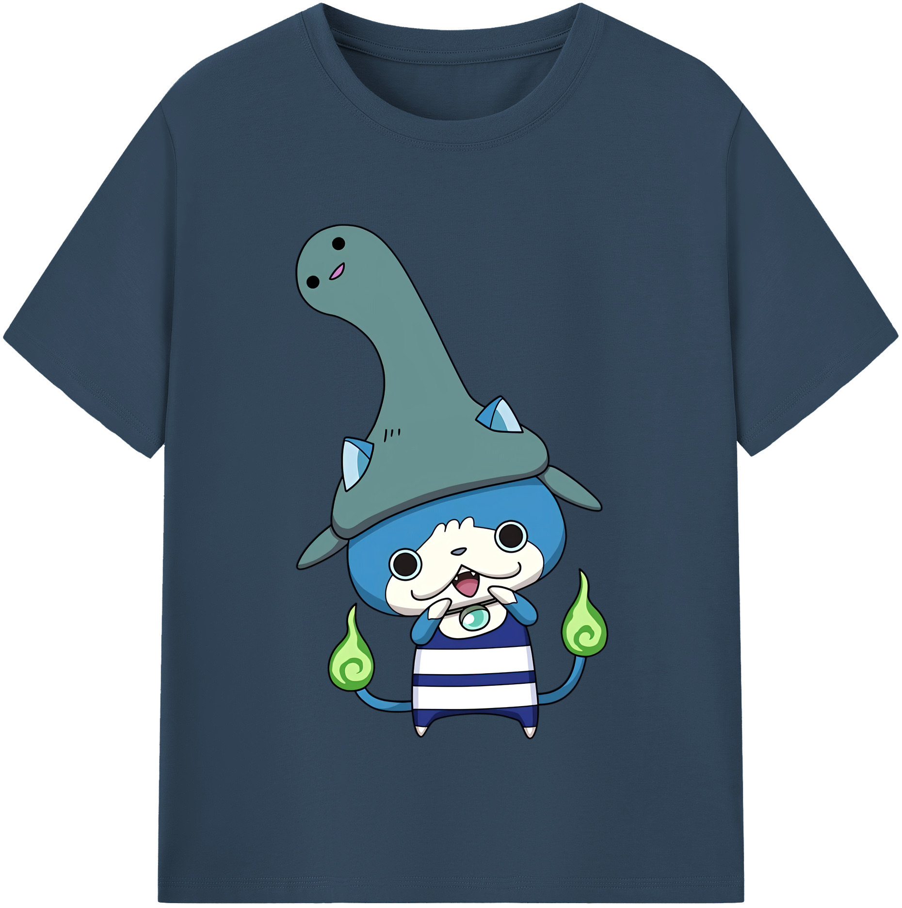 （画像用） 妖怪ウォッチ Yo-kai Watch レディースカジュアルプリントTシャツ（綿100％）