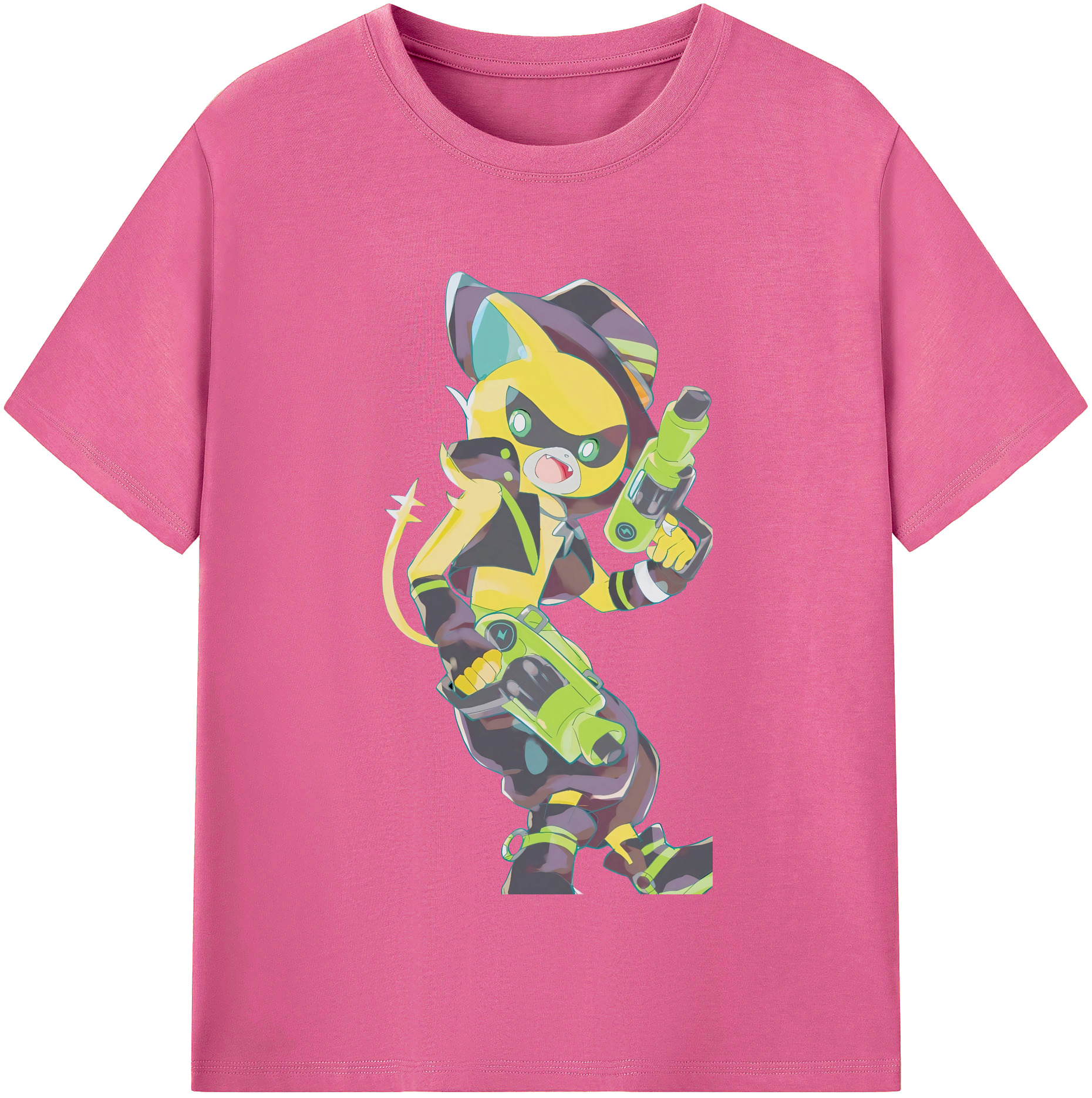 （画像用） 妖怪ウォッチ Yo-kai Watch レディースカジュアルプリントTシャツ（綿100％）