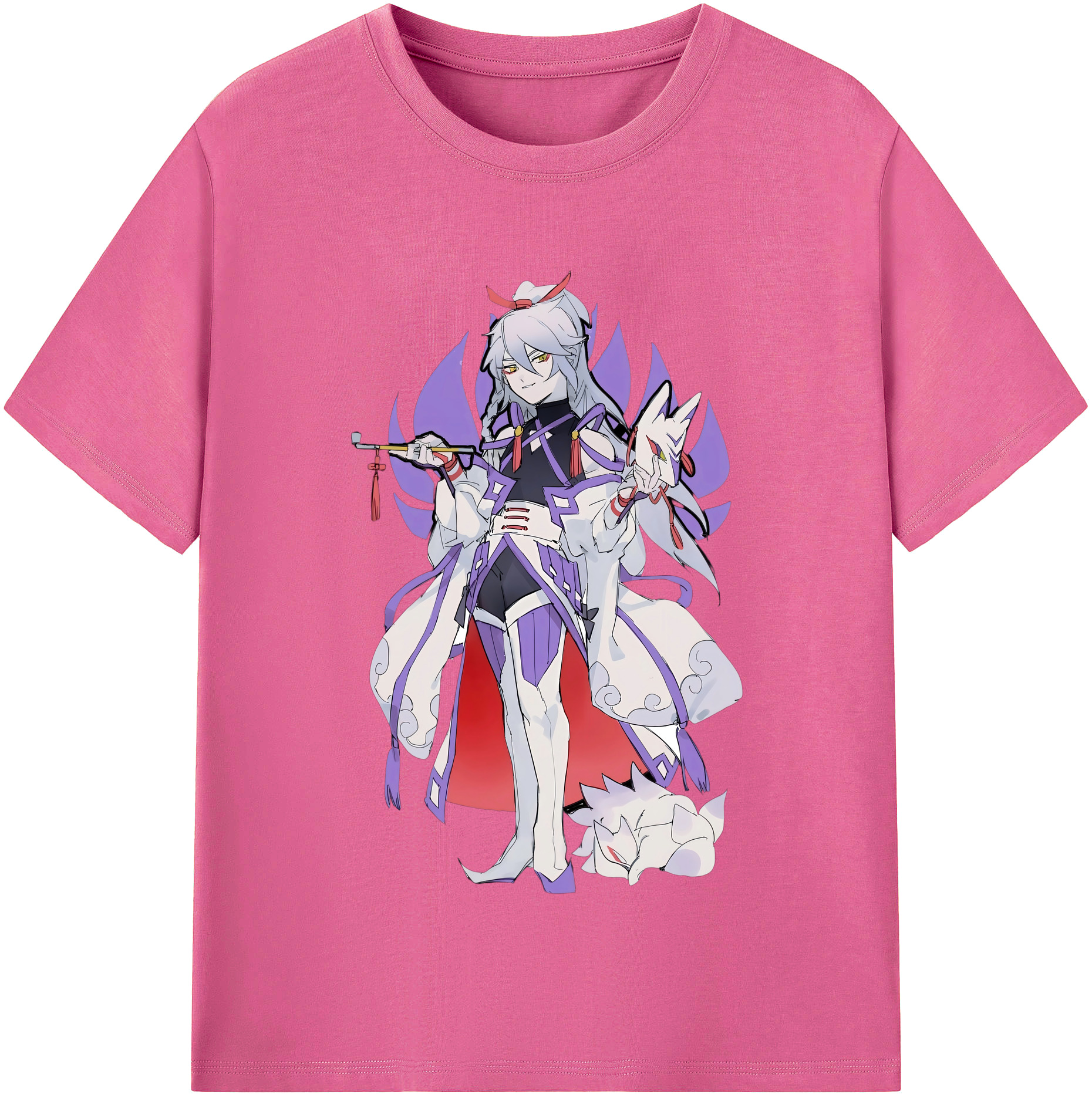（画像用） 妖怪ウォッチ Yo-kai Watch レディースカジュアルプリントTシャツ（綿100％）
