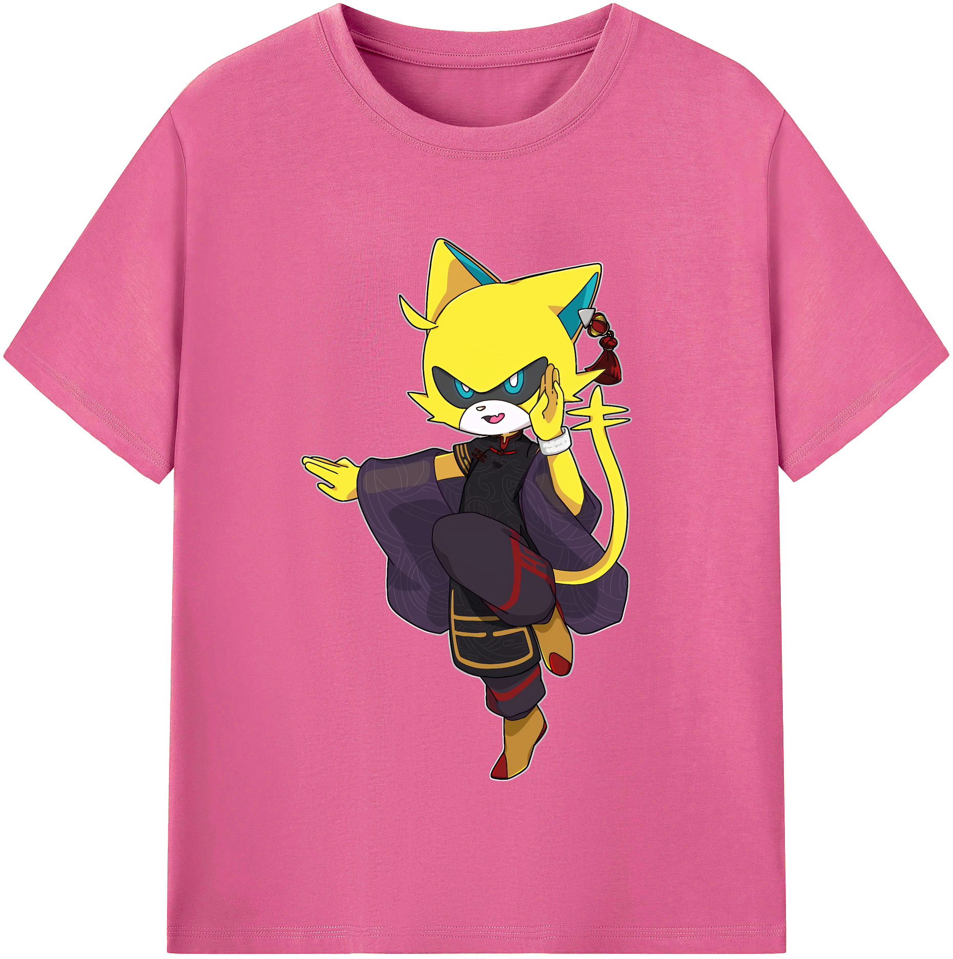 （画像用） 妖怪ウォッチ Yo-kai Watch レディースカジュアルプリントTシャツ（綿100％）