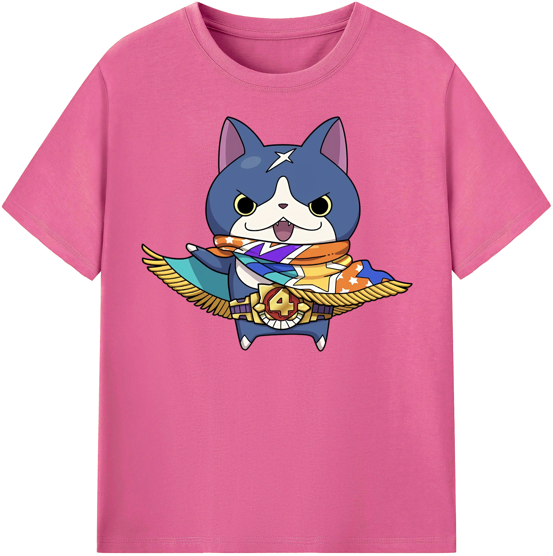 （画像用） 妖怪ウォッチ Yo-kai Watch レディースカジュアルプリントTシャツ（綿100％）