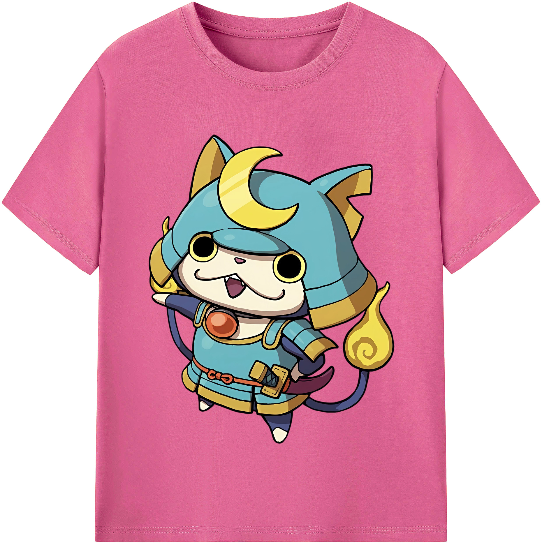 （画像用） 妖怪ウォッチ Yo-kai Watch レディースカジュアルプリントTシャツ（綿100％）