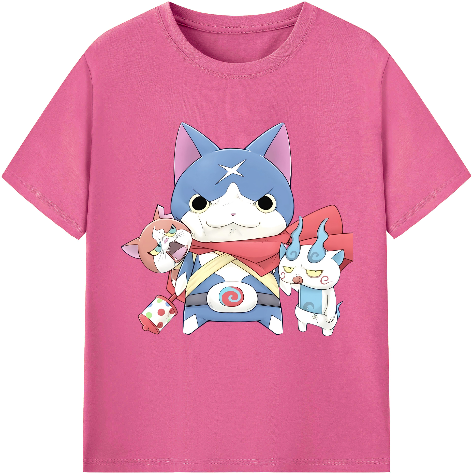 （画像用） 妖怪ウォッチ Yo-kai Watch レディースカジュアルプリントTシャツ（綿100％）