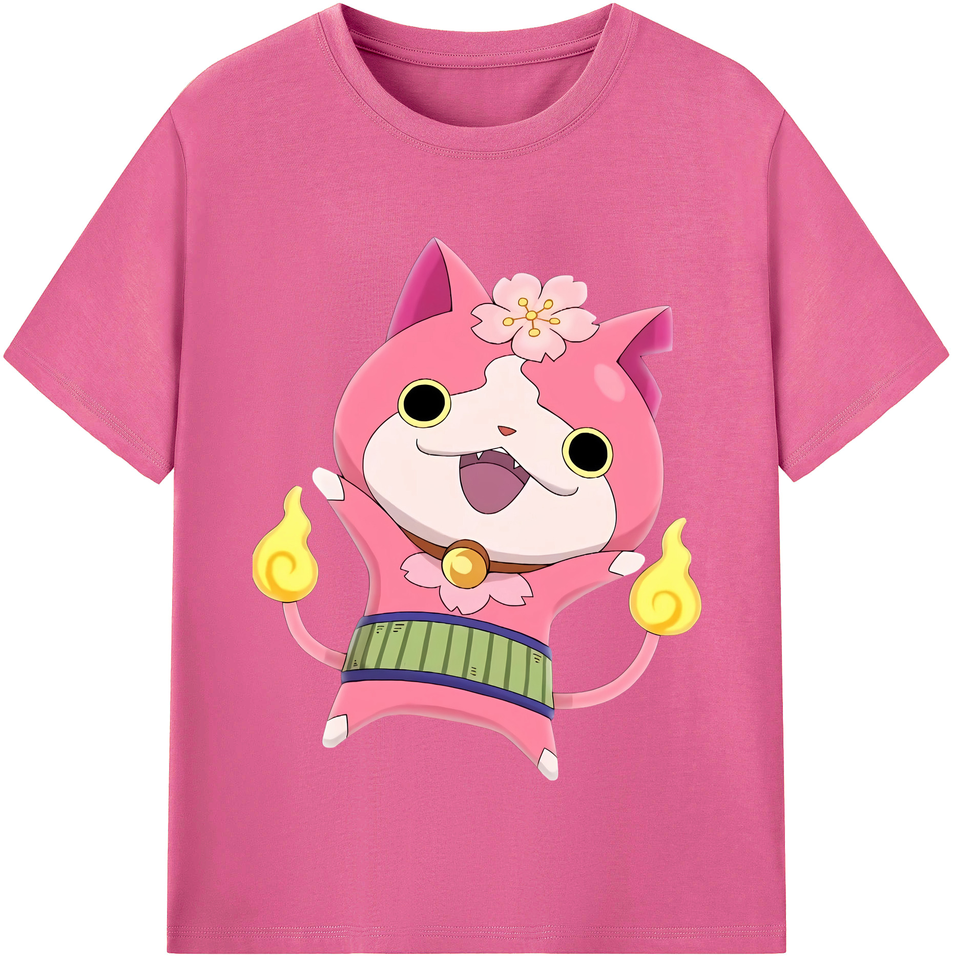 （画像用） 妖怪ウォッチ Yo-kai Watch レディースカジュアルプリントTシャツ（綿100％）
