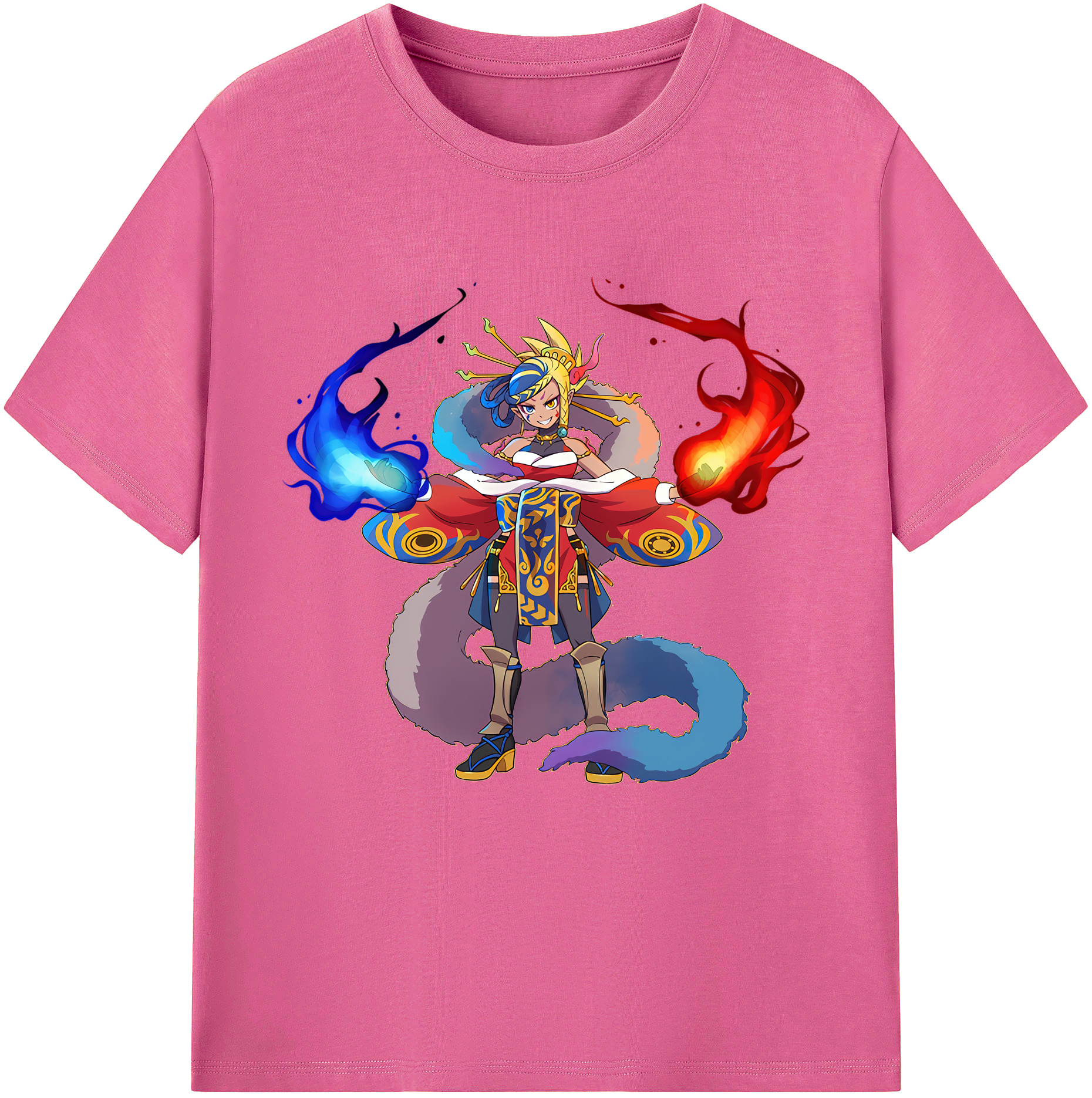（画像用） 妖怪ウォッチ Yo-kai Watch レディースカジュアルプリントTシャツ（綿100％）