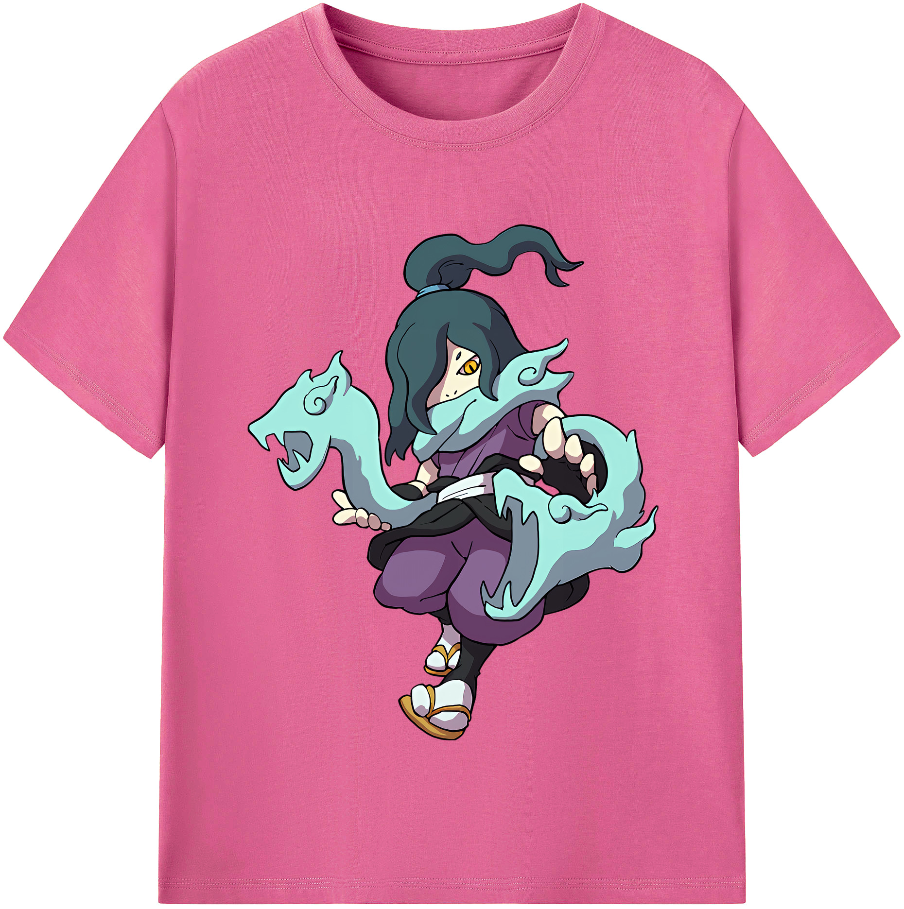 （画像用） 妖怪ウォッチ Yo-kai Watch レディースカジュアルプリントTシャツ（綿100％）