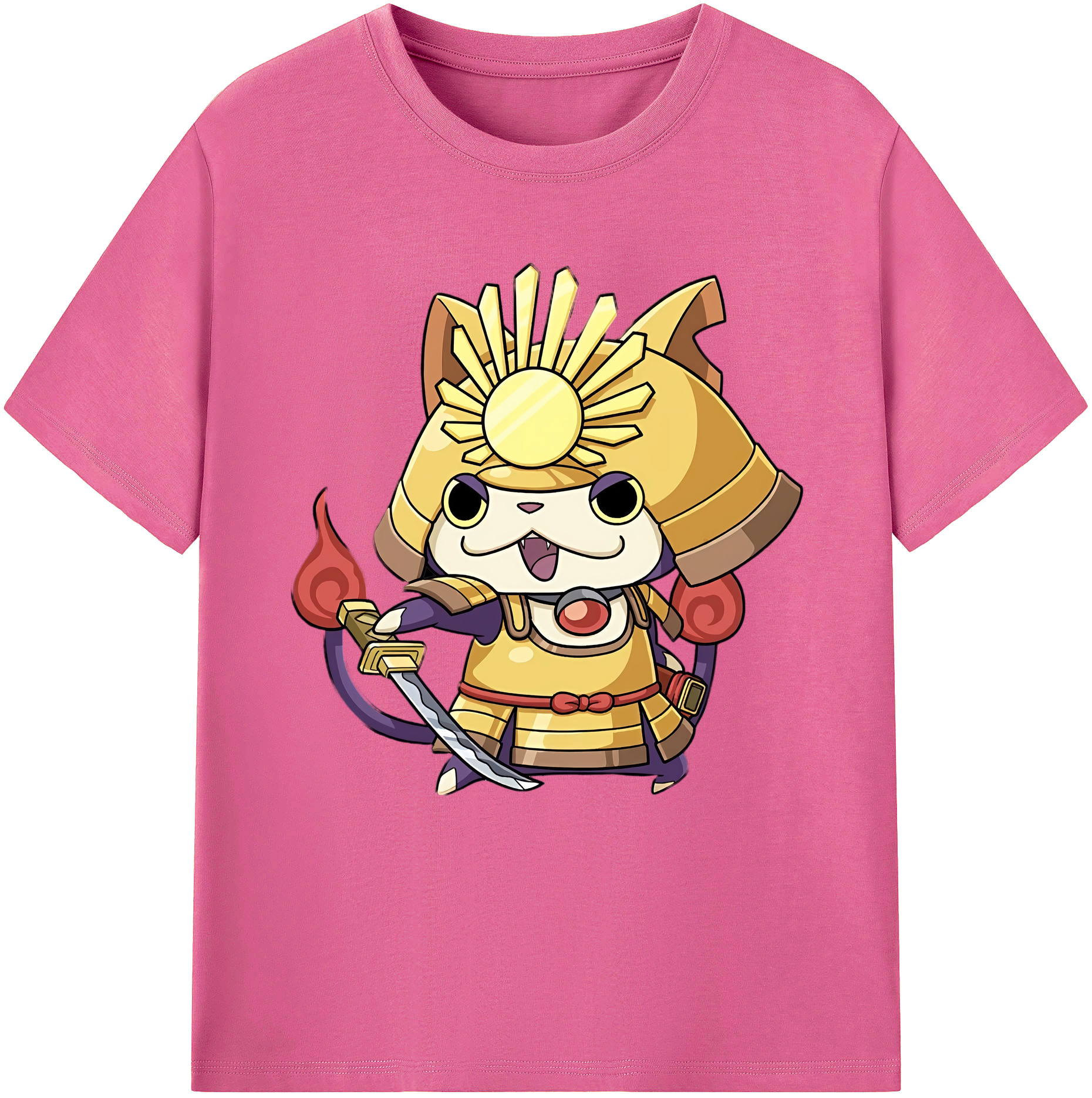 （画像用） 妖怪ウォッチ Yo-kai Watch レディースカジュアルプリントTシャツ（綿100％）