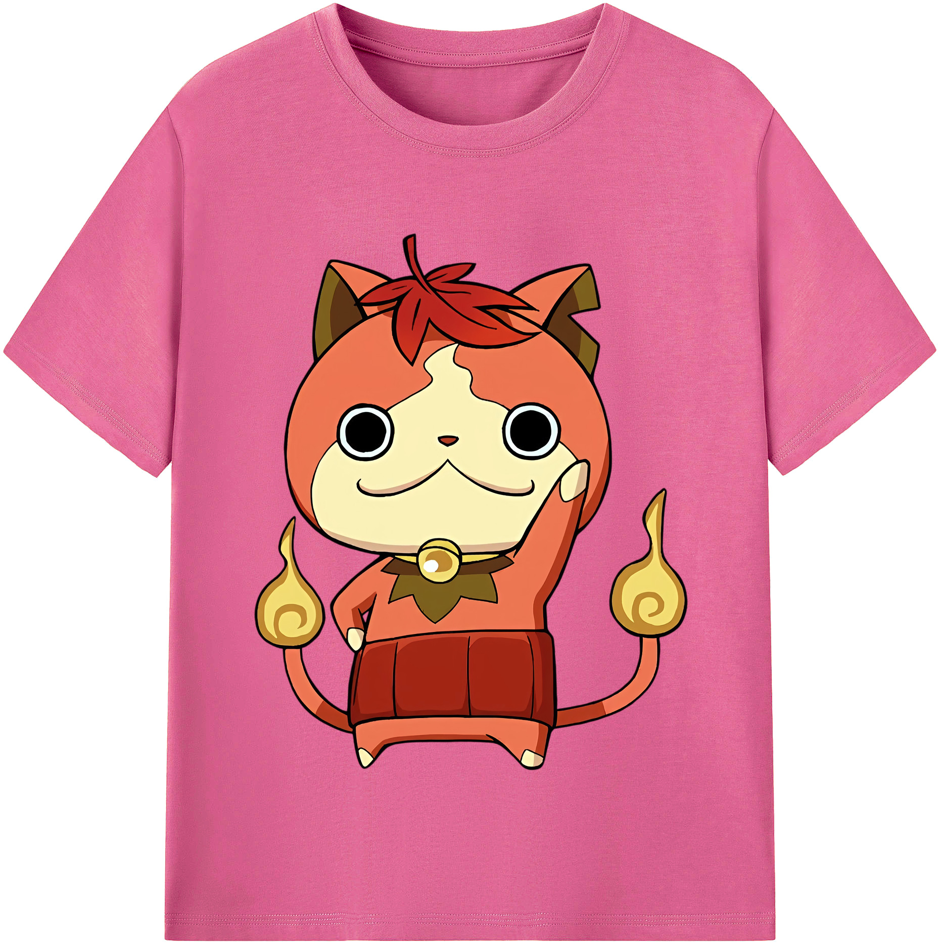 （画像用） 妖怪ウォッチ Yo-kai Watch レディースカジュアルプリントTシャツ（綿100％）