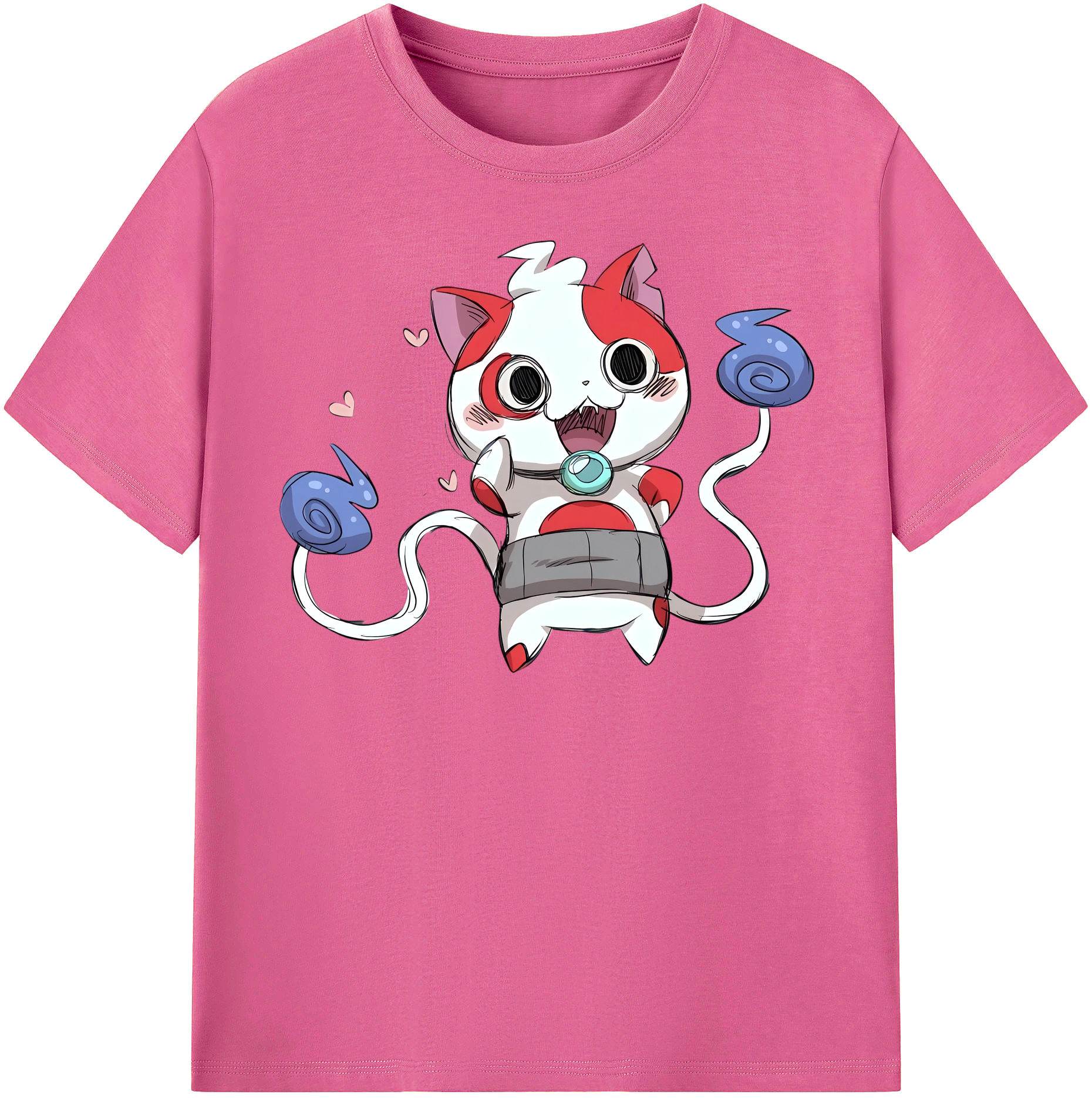（画像用） 妖怪ウォッチ Yo-kai Watch レディースカジュアルプリントTシャツ（綿100％）