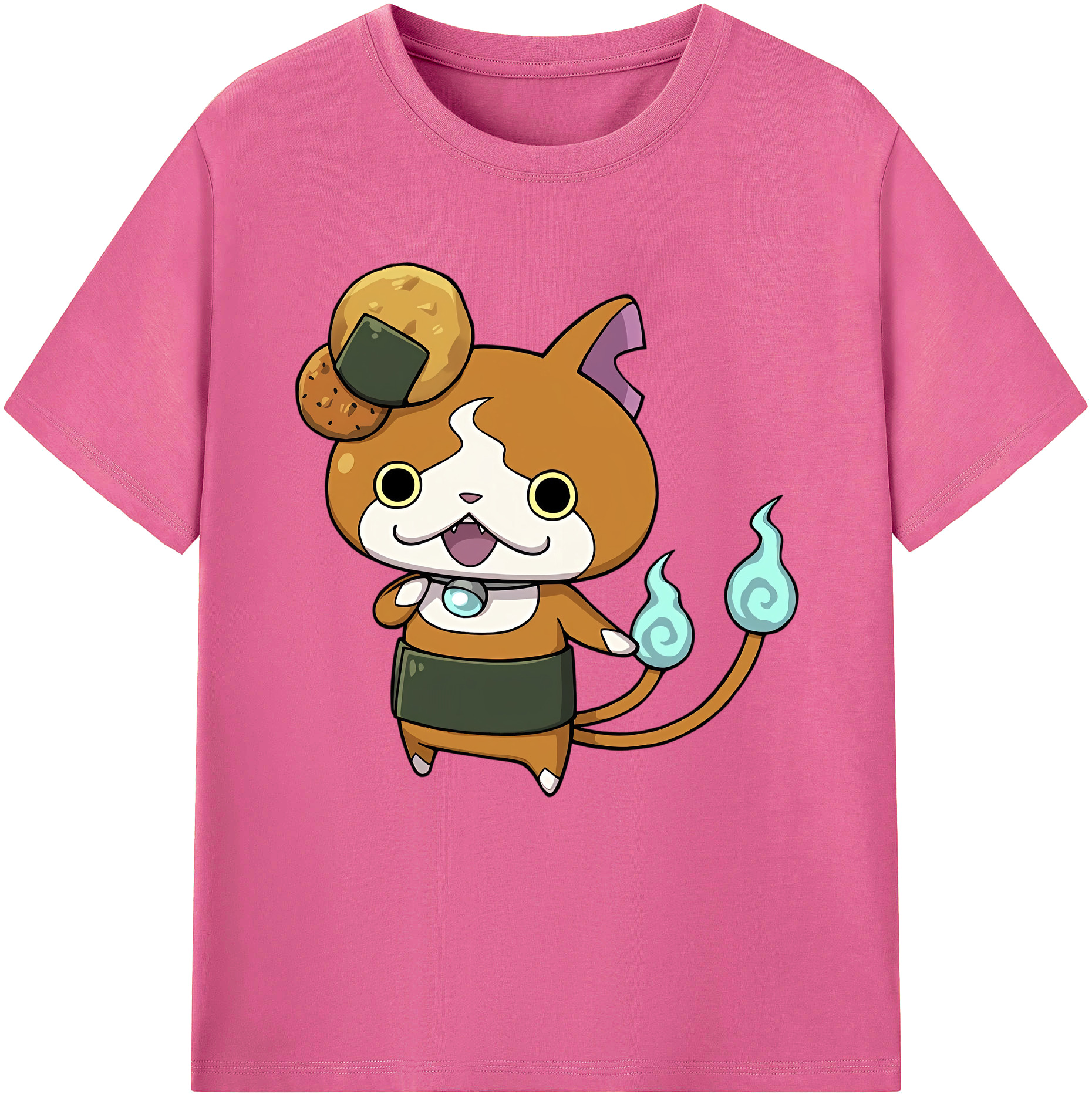 （画像用） 妖怪ウォッチ Yo-kai Watch レディースカジュアルプリントTシャツ（綿100％）