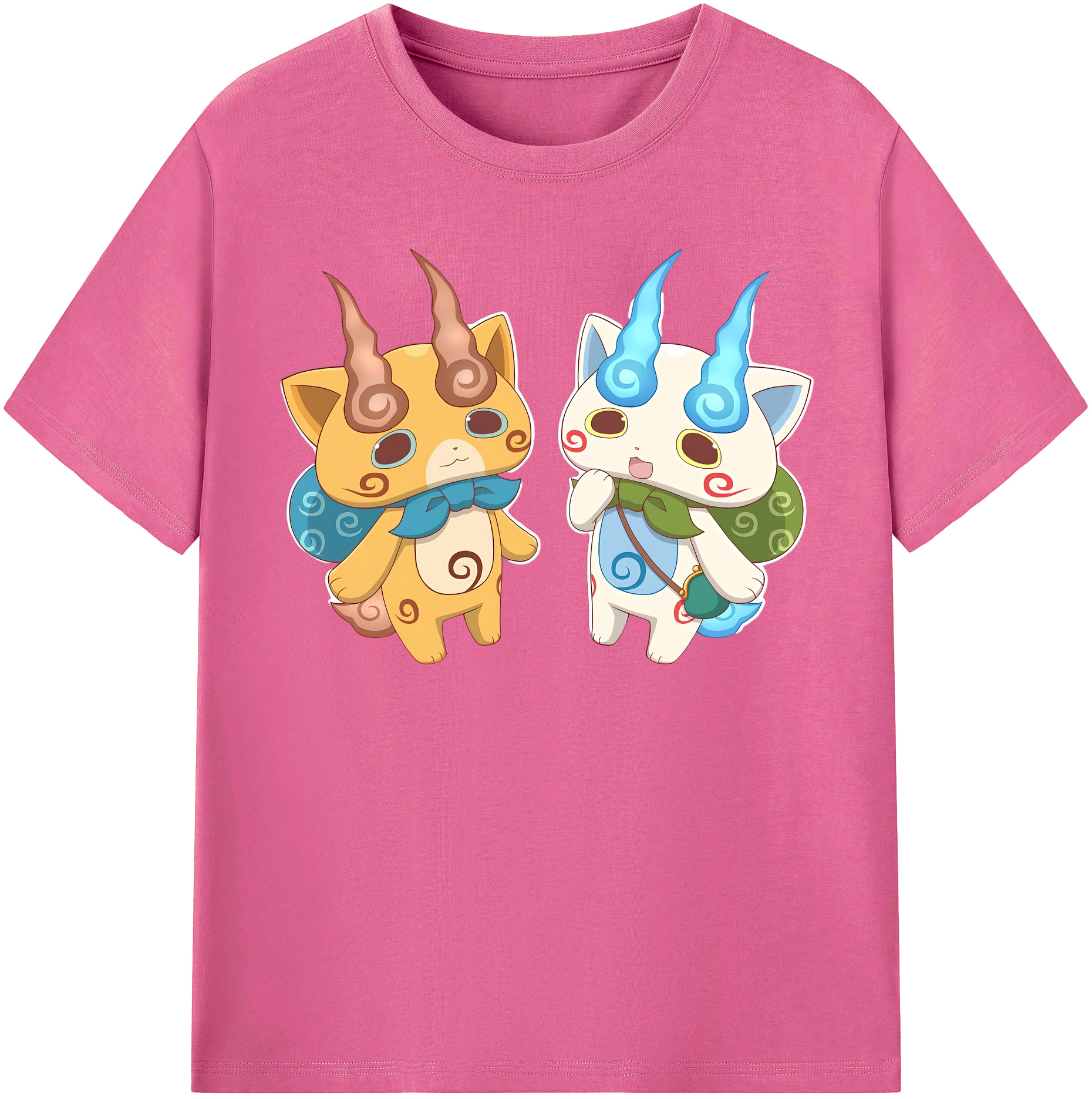 （画像用） 妖怪ウォッチ Yo-kai Watch レディースカジュアルプリントTシャツ（綿100％）