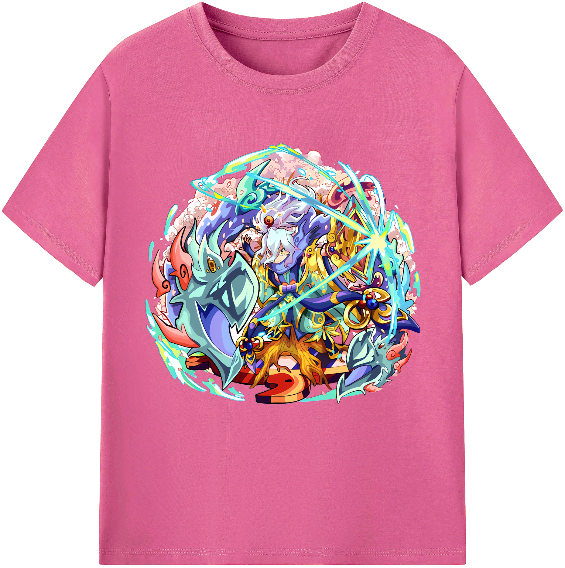 （画像用） 妖怪ウォッチ Yo-kai Watch レディースカジュアルプリントTシャツ（綿100％）