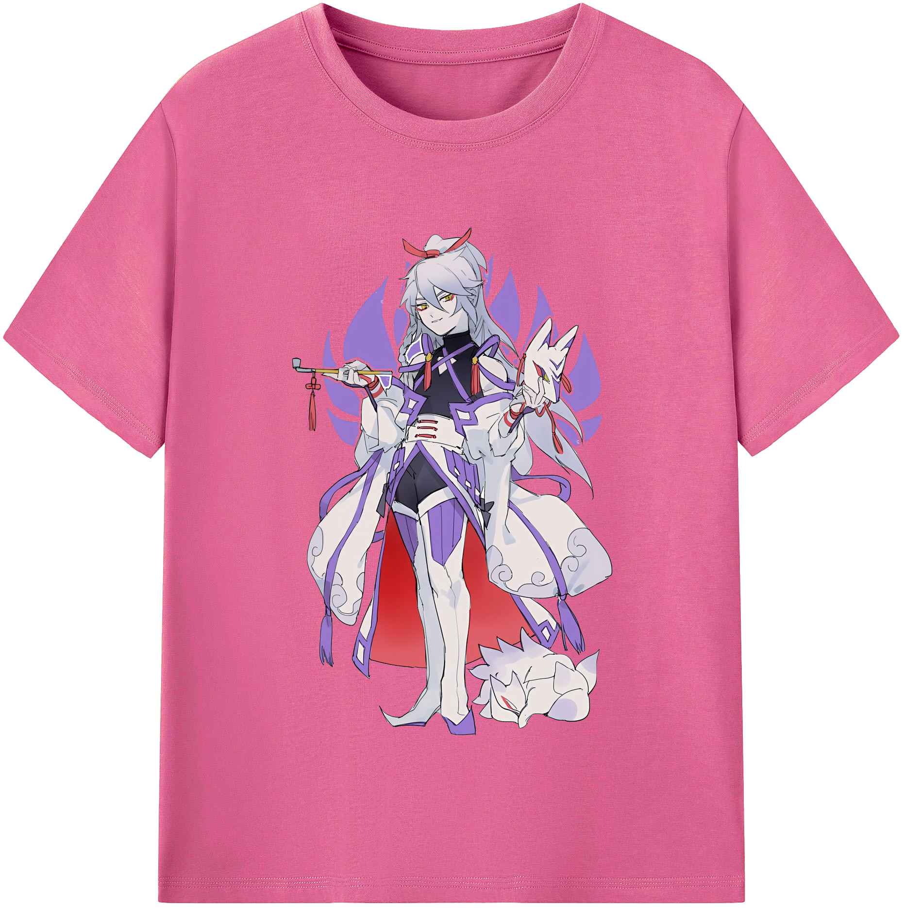 （画像用） 妖怪ウォッチ Yo-kai Watch レディースカジュアルプリントTシャツ（綿100％）