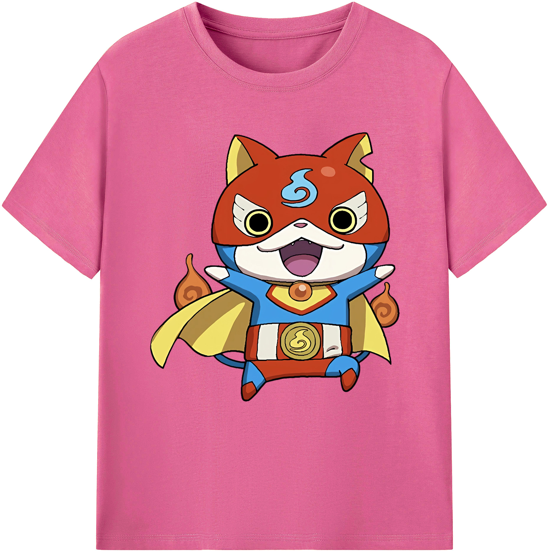 （画像用） 妖怪ウォッチ Yo-kai Watch レディースカジュアルプリントTシャツ（綿100％）