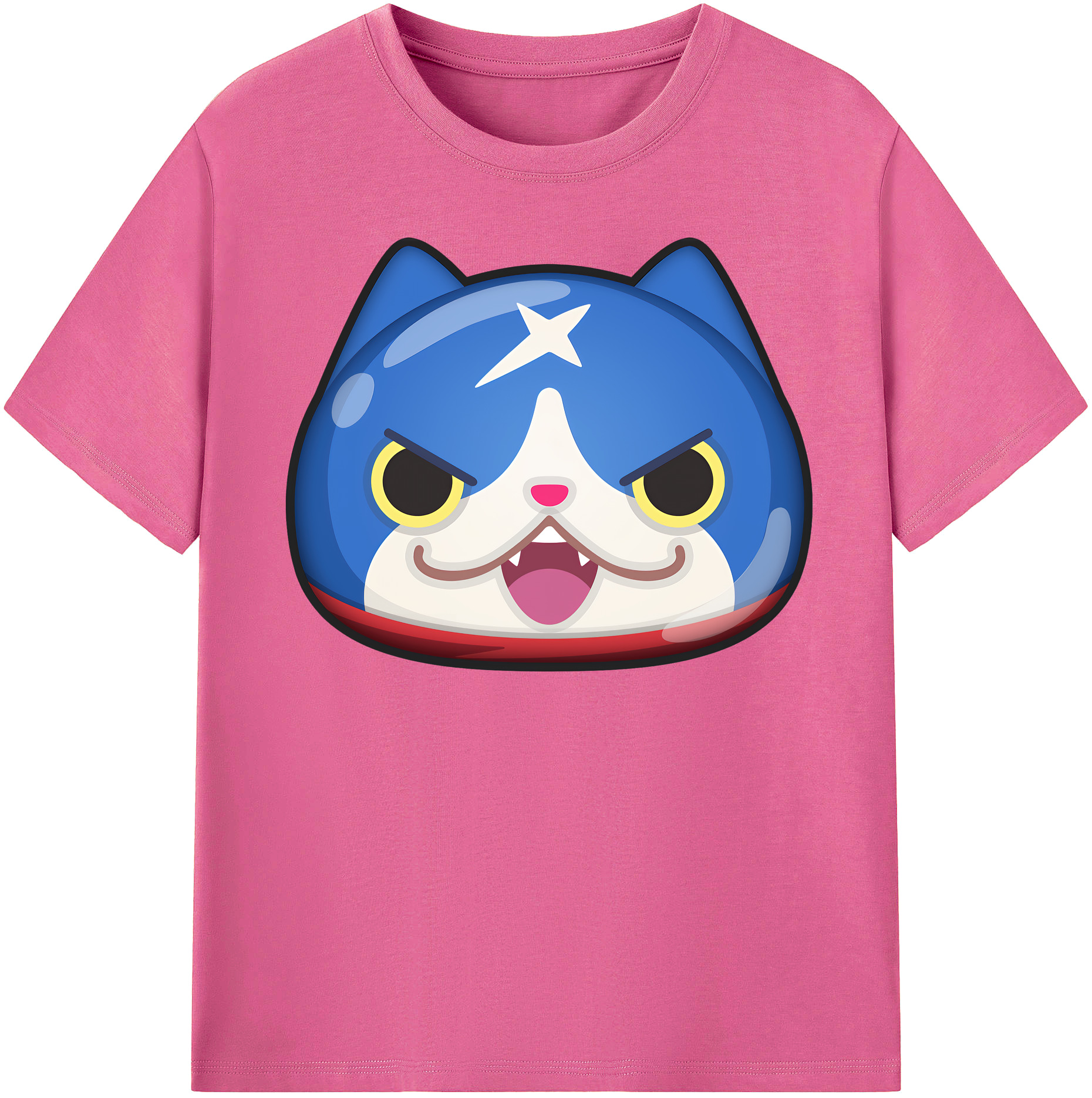（画像用） 妖怪ウォッチ Yo-kai Watch レディースカジュアルプリントTシャツ（綿100％）