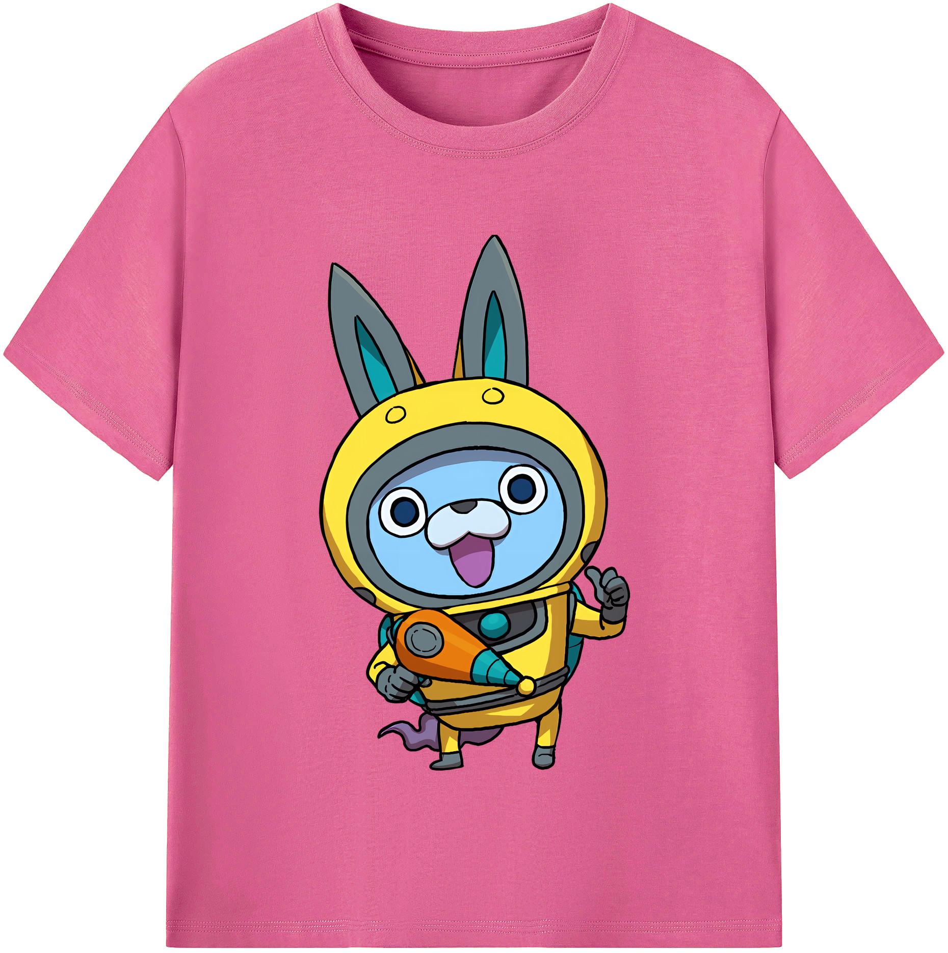（画像用） 妖怪ウォッチ Yo-kai Watch レディースカジュアルプリントTシャツ（綿100％）