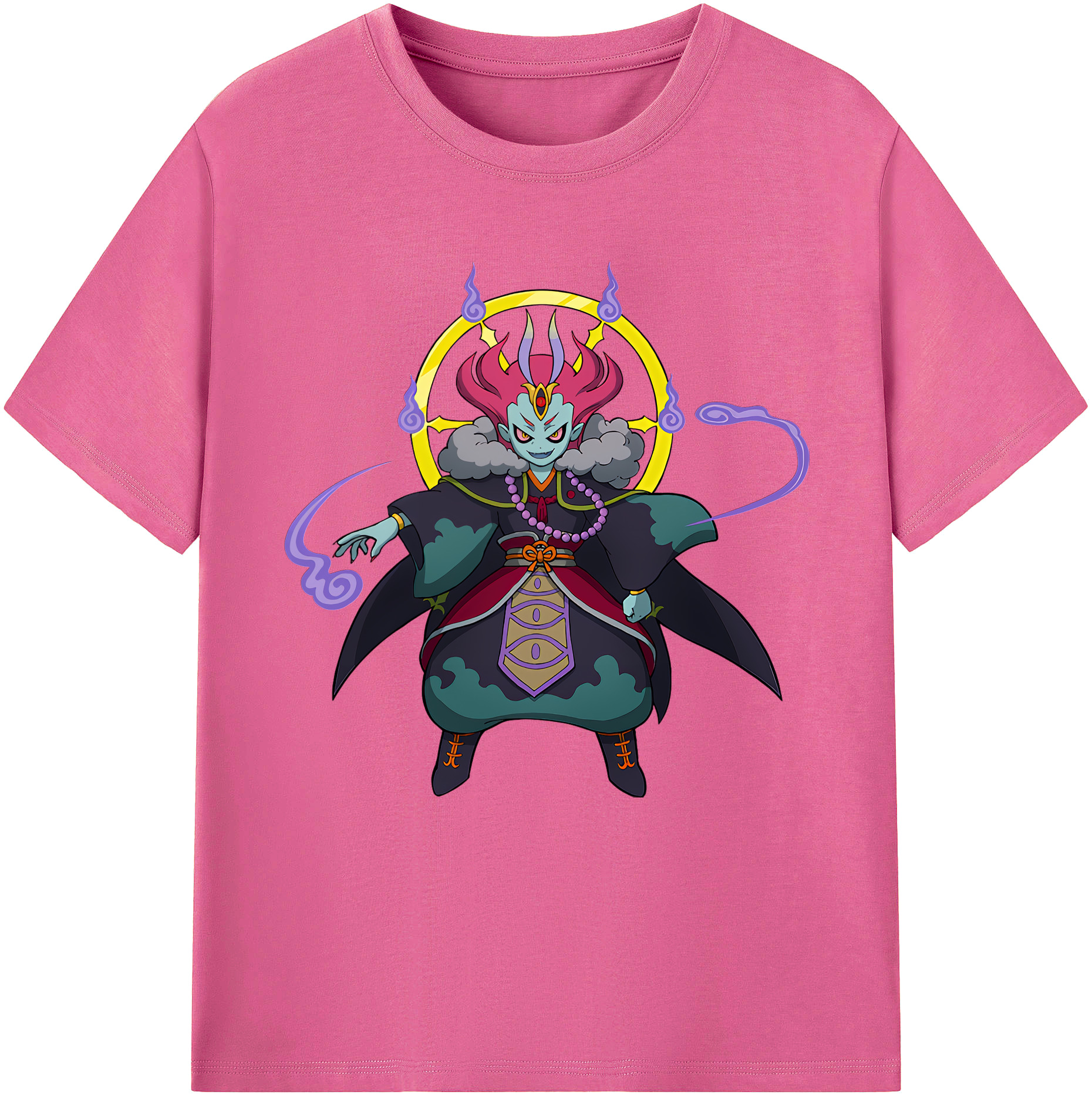 （画像用） 妖怪ウォッチ Yo-kai Watch レディースカジュアルプリントTシャツ（綿100％）
