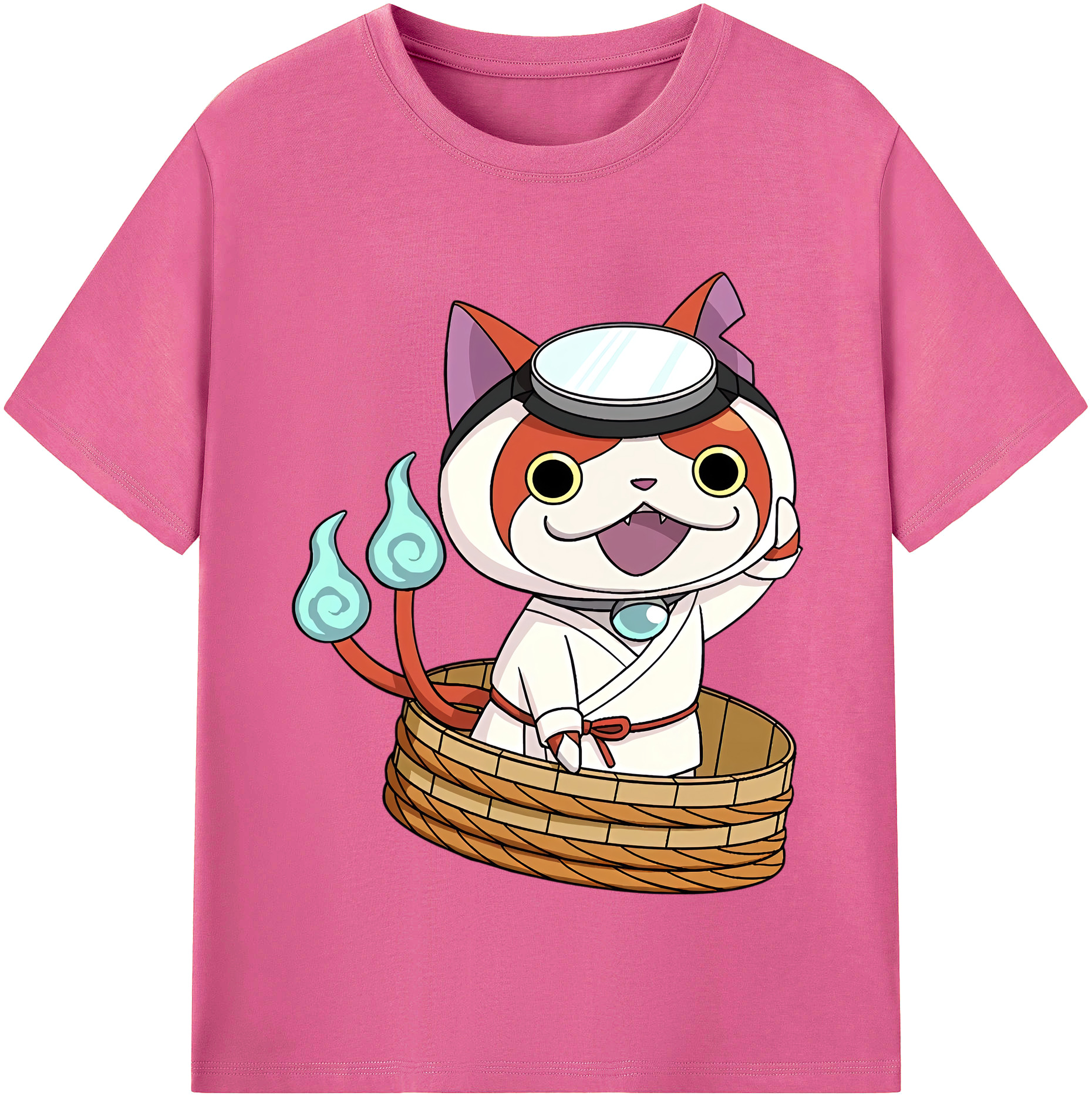 （画像用） 妖怪ウォッチ Yo-kai Watch レディースカジュアルプリントTシャツ（綿100％）