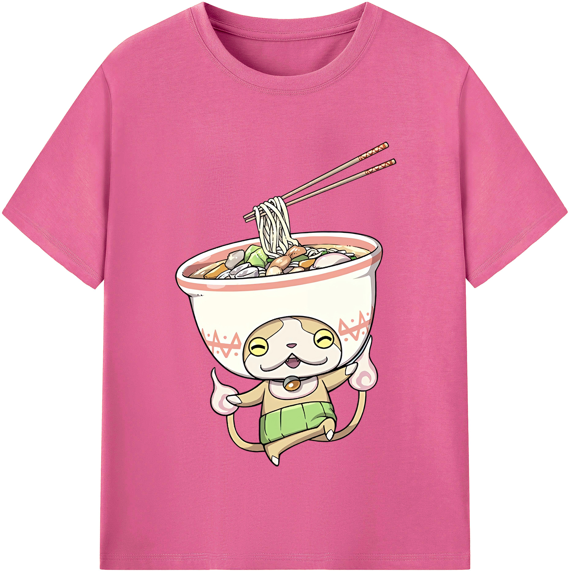 （画像用） 妖怪ウォッチ Yo-kai Watch レディースカジュアルプリントTシャツ（綿100％）