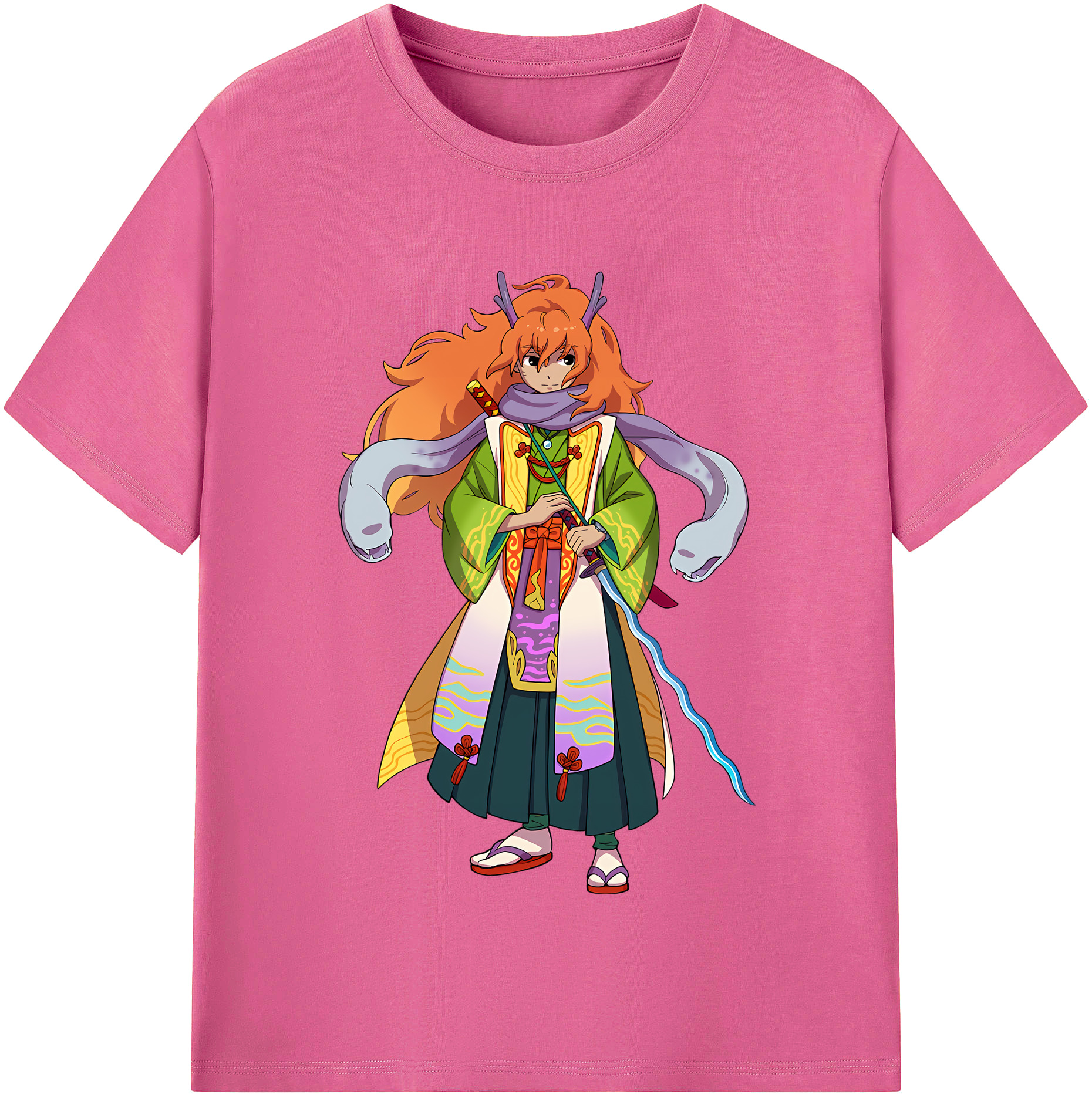 （画像用） 妖怪ウォッチ Yo-kai Watch レディースカジュアルプリントTシャツ（綿100％）