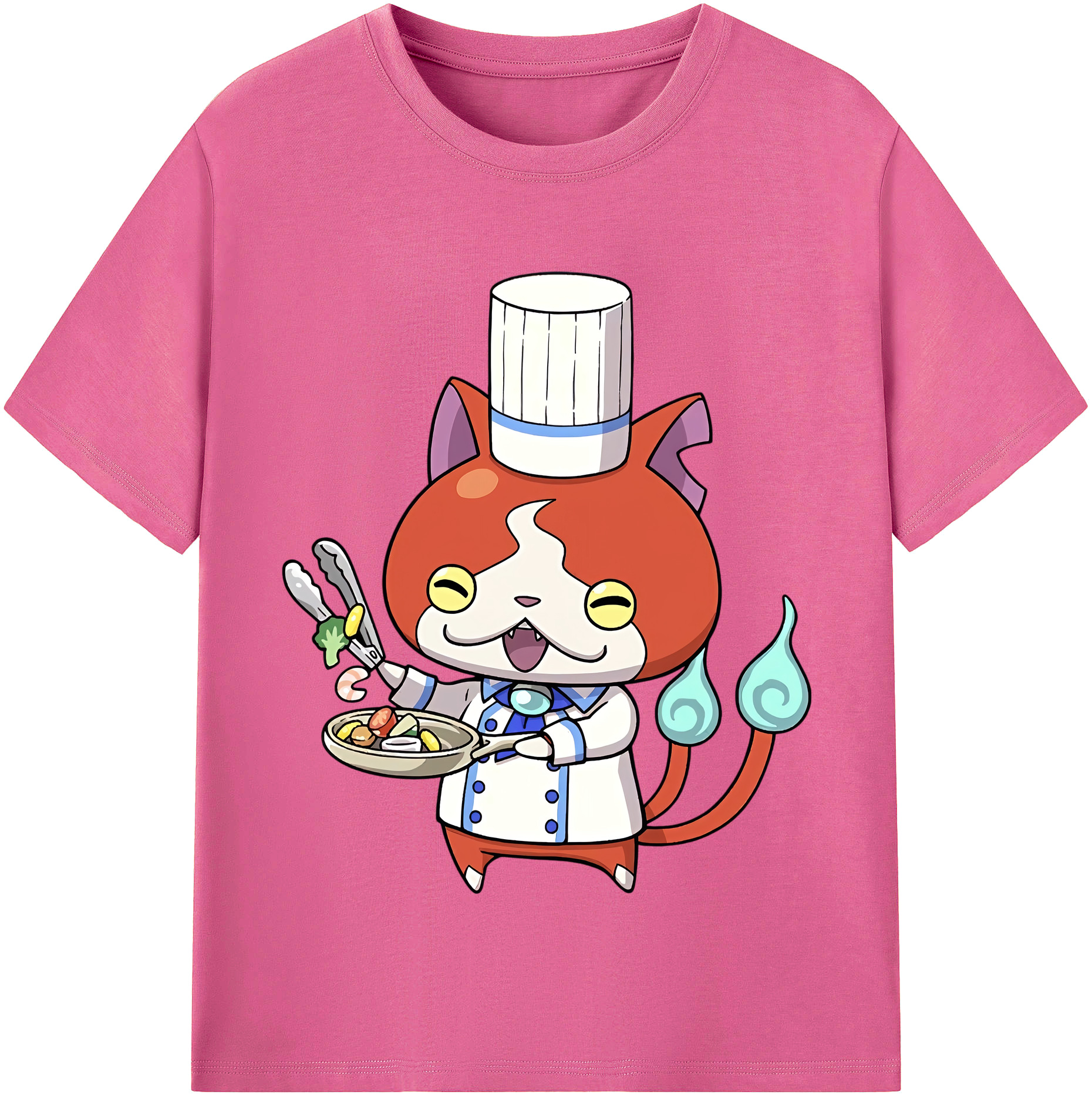 （画像用） 妖怪ウォッチ Yo-kai Watch レディースカジュアルプリントTシャツ（綿100％）