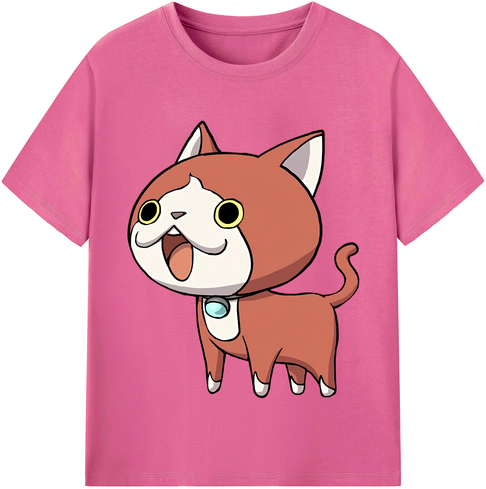 （画像用） 妖怪ウォッチ Yo-kai Watch レディースカジュアルプリントTシャツ（綿100％）
