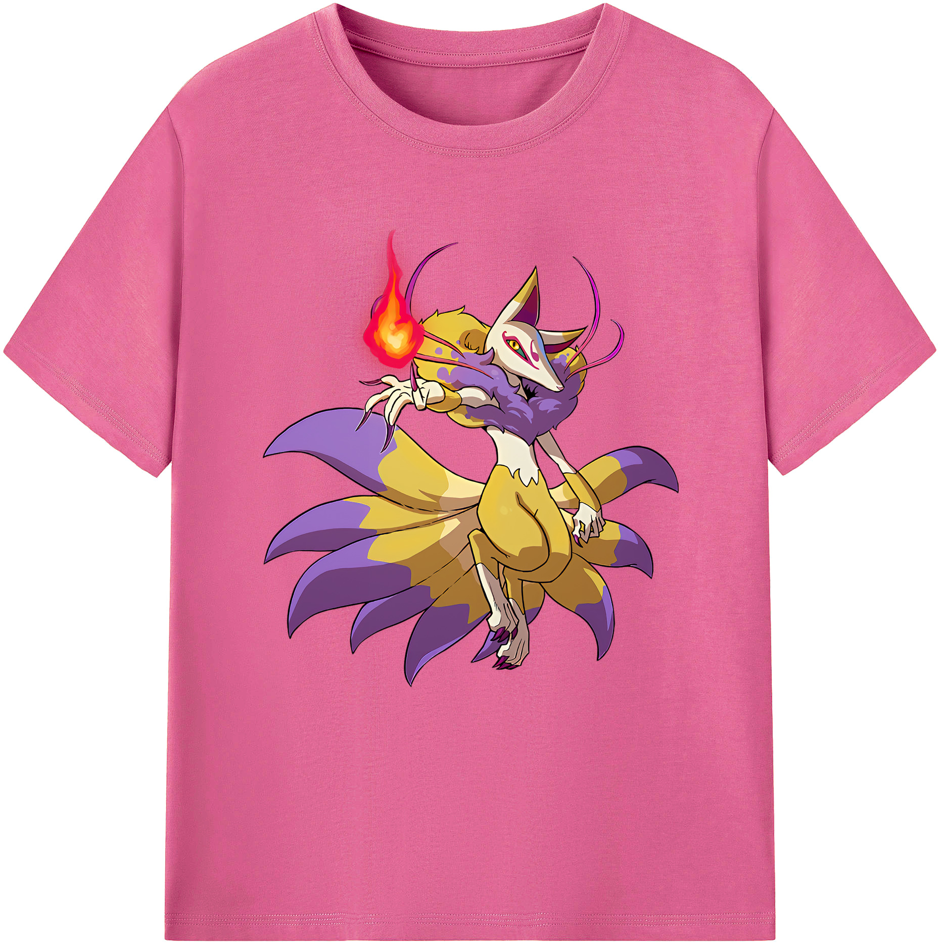 （画像用） 妖怪ウォッチ Yo-kai Watch レディースカジュアルプリントTシャツ（綿100％）