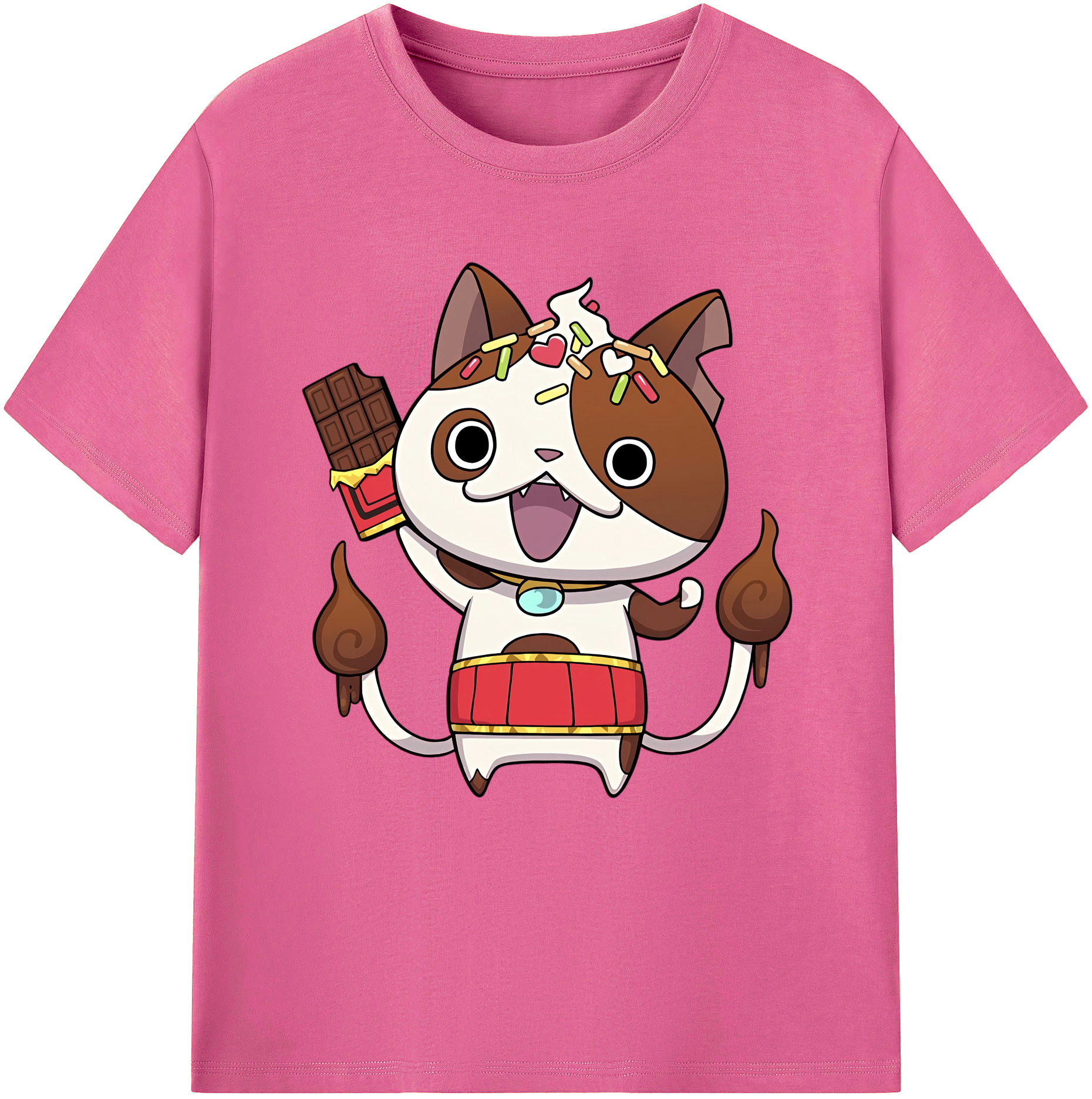 （画像用） 妖怪ウォッチ Yo-kai Watch レディースカジュアルプリントTシャツ（綿100％）