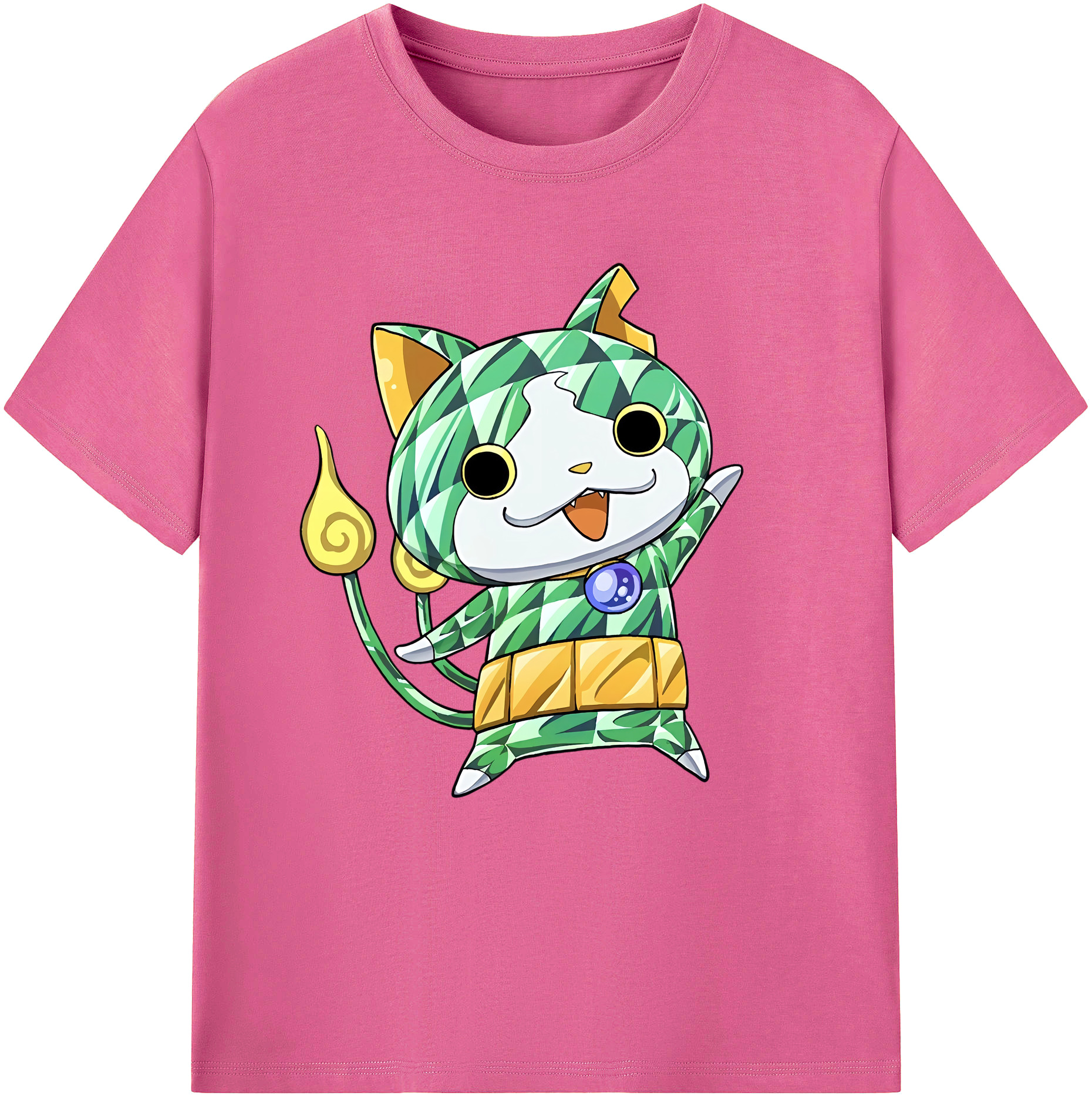 （画像用） 妖怪ウォッチ Yo-kai Watch レディースカジュアルプリントTシャツ（綿100％）