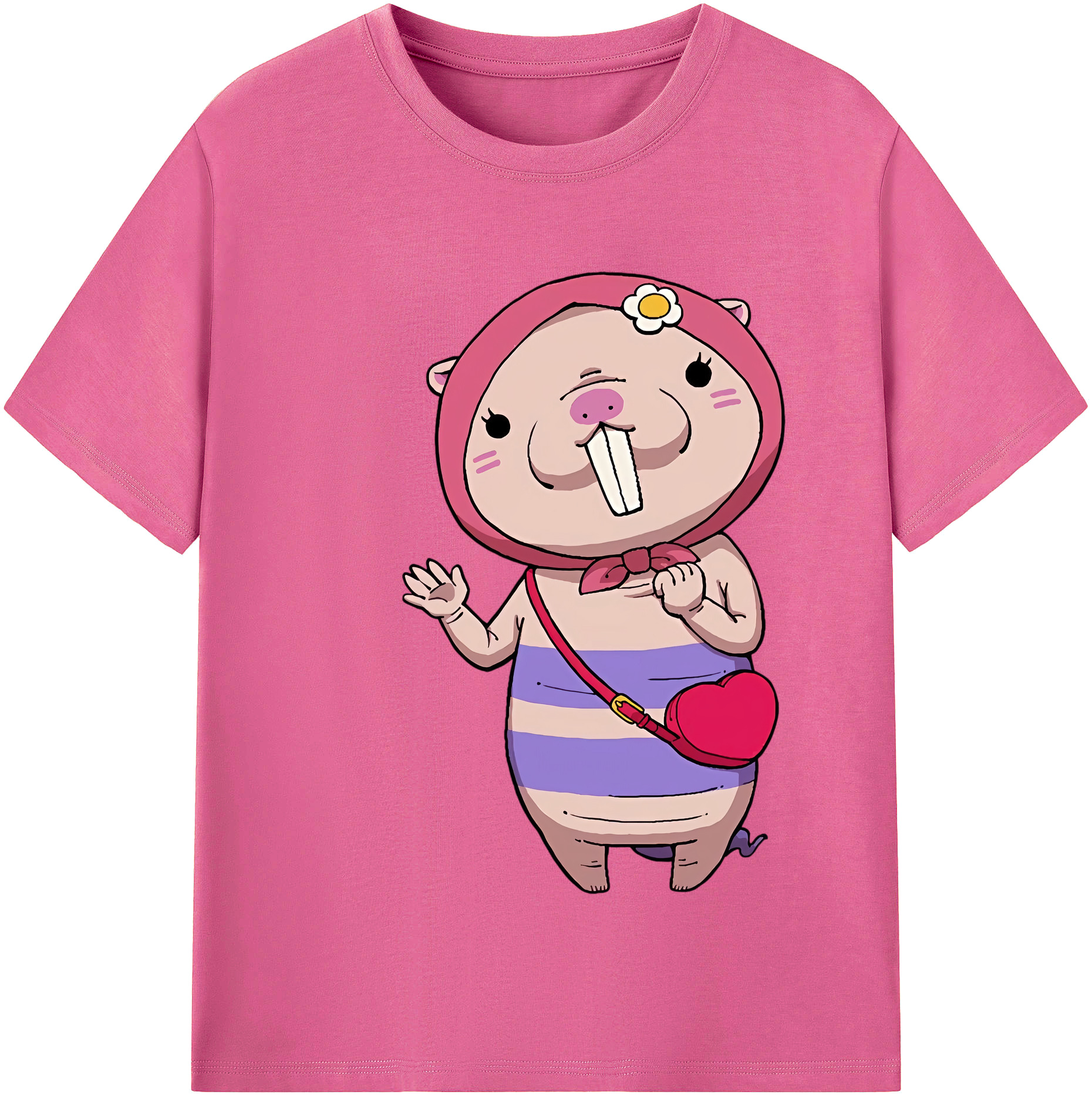 （画像用） 妖怪ウォッチ Yo-kai Watch レディースカジュアルプリントTシャツ（綿100％）