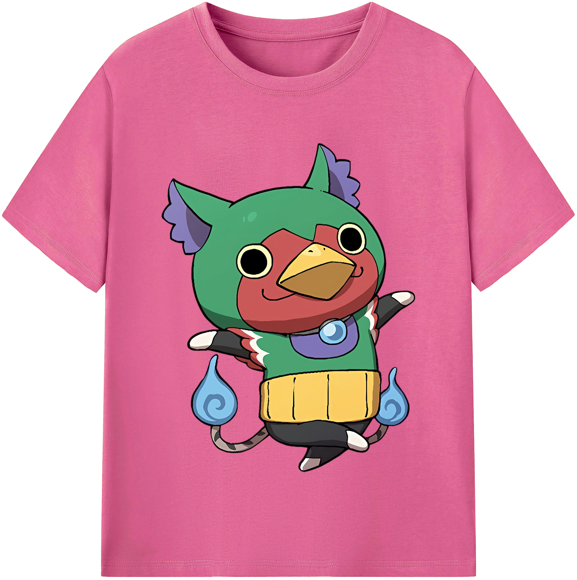 （画像用） 妖怪ウォッチ Yo-kai Watch レディースカジュアルプリントTシャツ（綿100％）