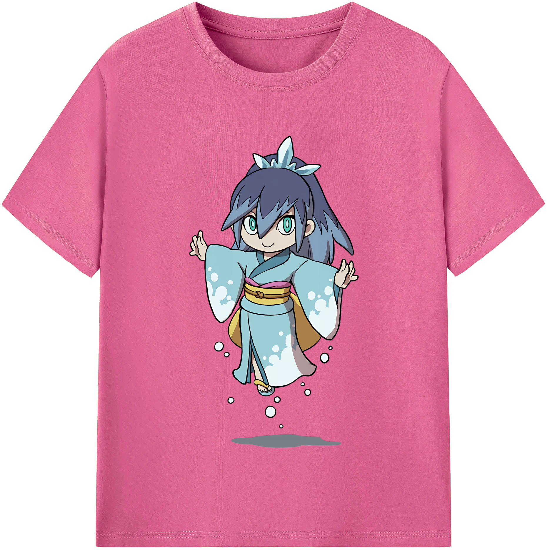 （画像用） 妖怪ウォッチ Yo-kai Watch レディースカジュアルプリントTシャツ（綿100％）