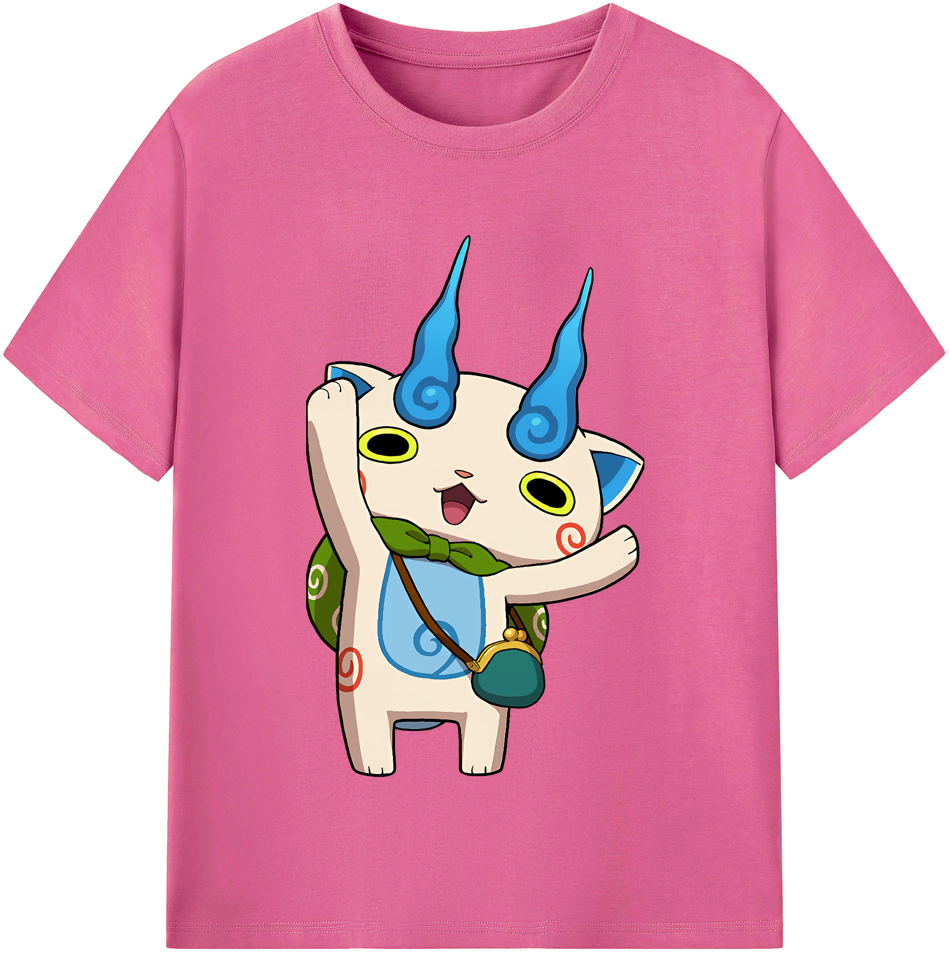 （画像用） 妖怪ウォッチ Yo-kai Watch レディースカジュアルプリントTシャツ（綿100％）