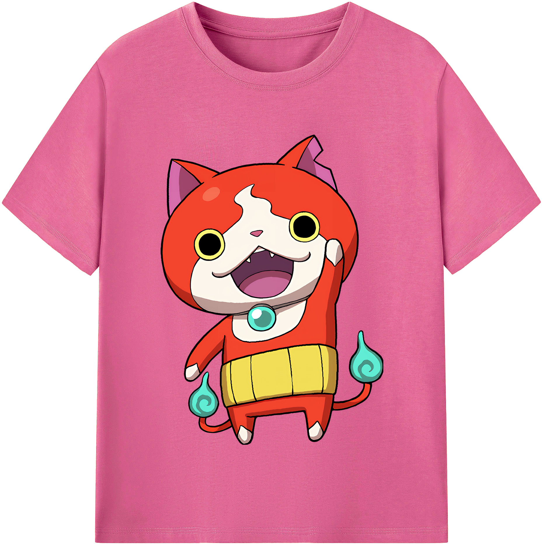 （画像用） 妖怪ウォッチ Yo-kai Watch レディースカジュアルプリントTシャツ（綿100％）