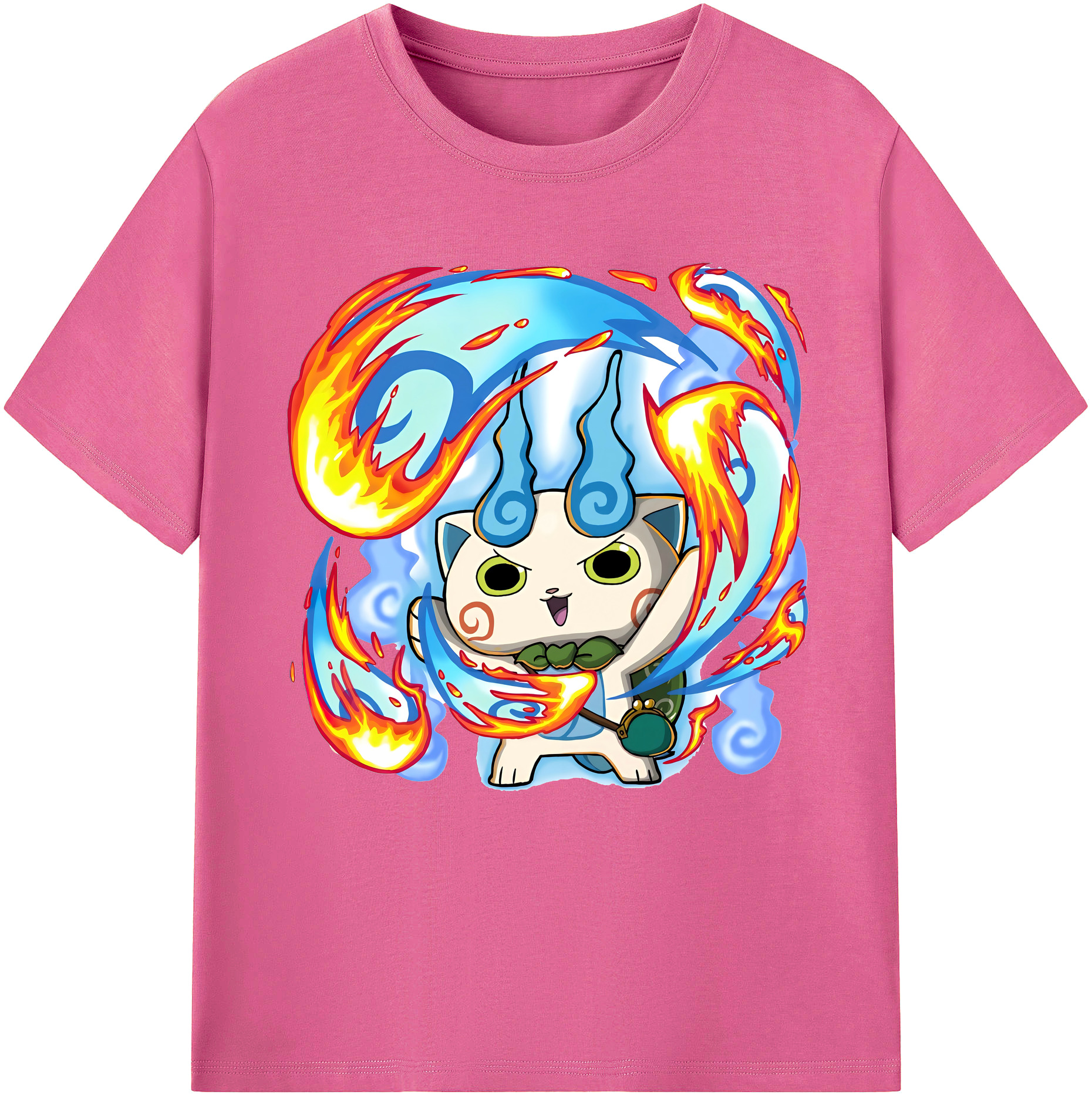 （画像用） 妖怪ウォッチ Yo-kai Watch レディースカジュアルプリントTシャツ（綿100％）