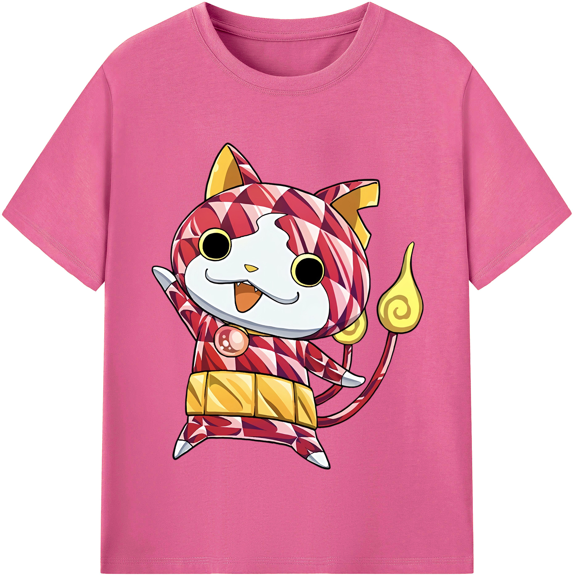 （画像用） 妖怪ウォッチ Yo-kai Watch レディースカジュアルプリントTシャツ（綿100％）
