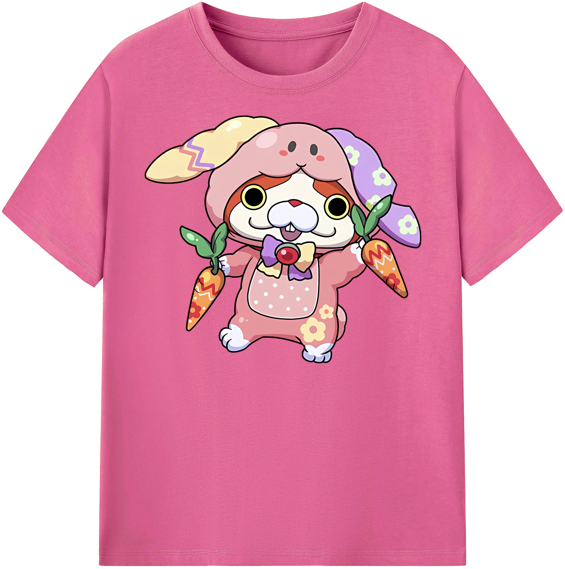 （画像用） 妖怪ウォッチ Yo-kai Watch レディースカジュアルプリントTシャツ（綿100％）