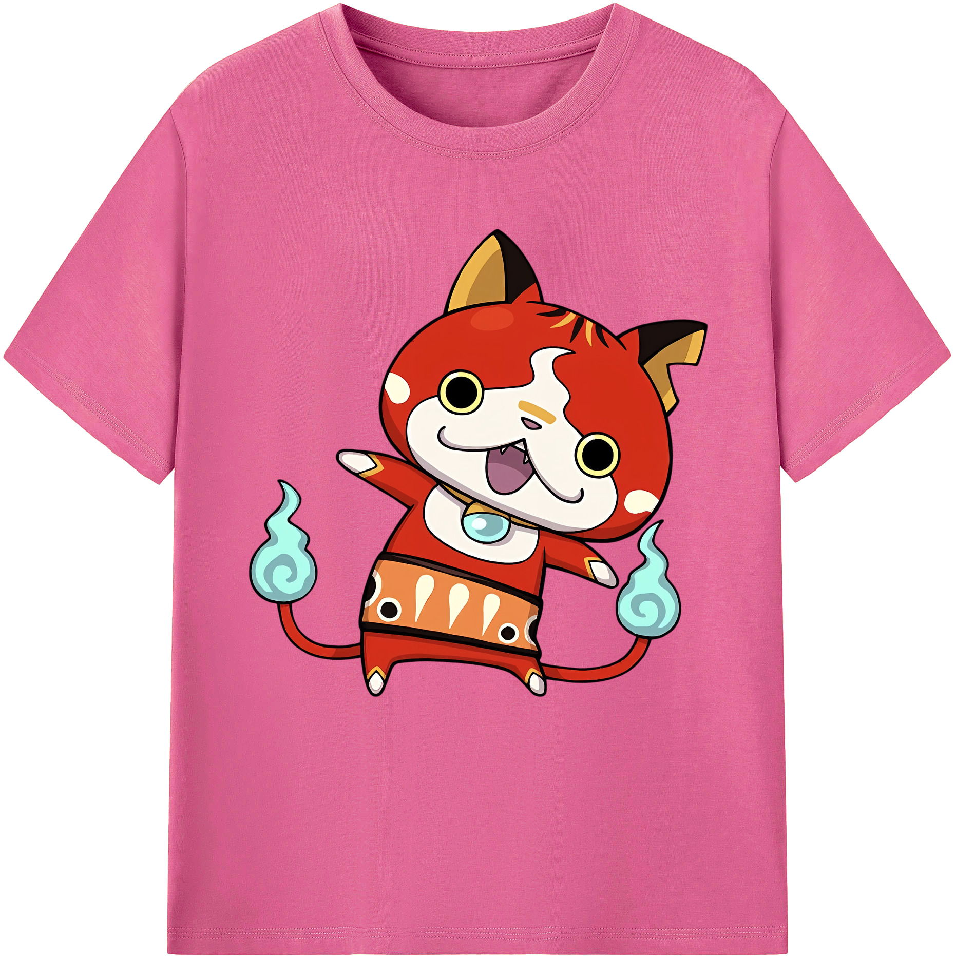（画像用） 妖怪ウォッチ Yo-kai Watch レディースカジュアルプリントTシャツ（綿100％）