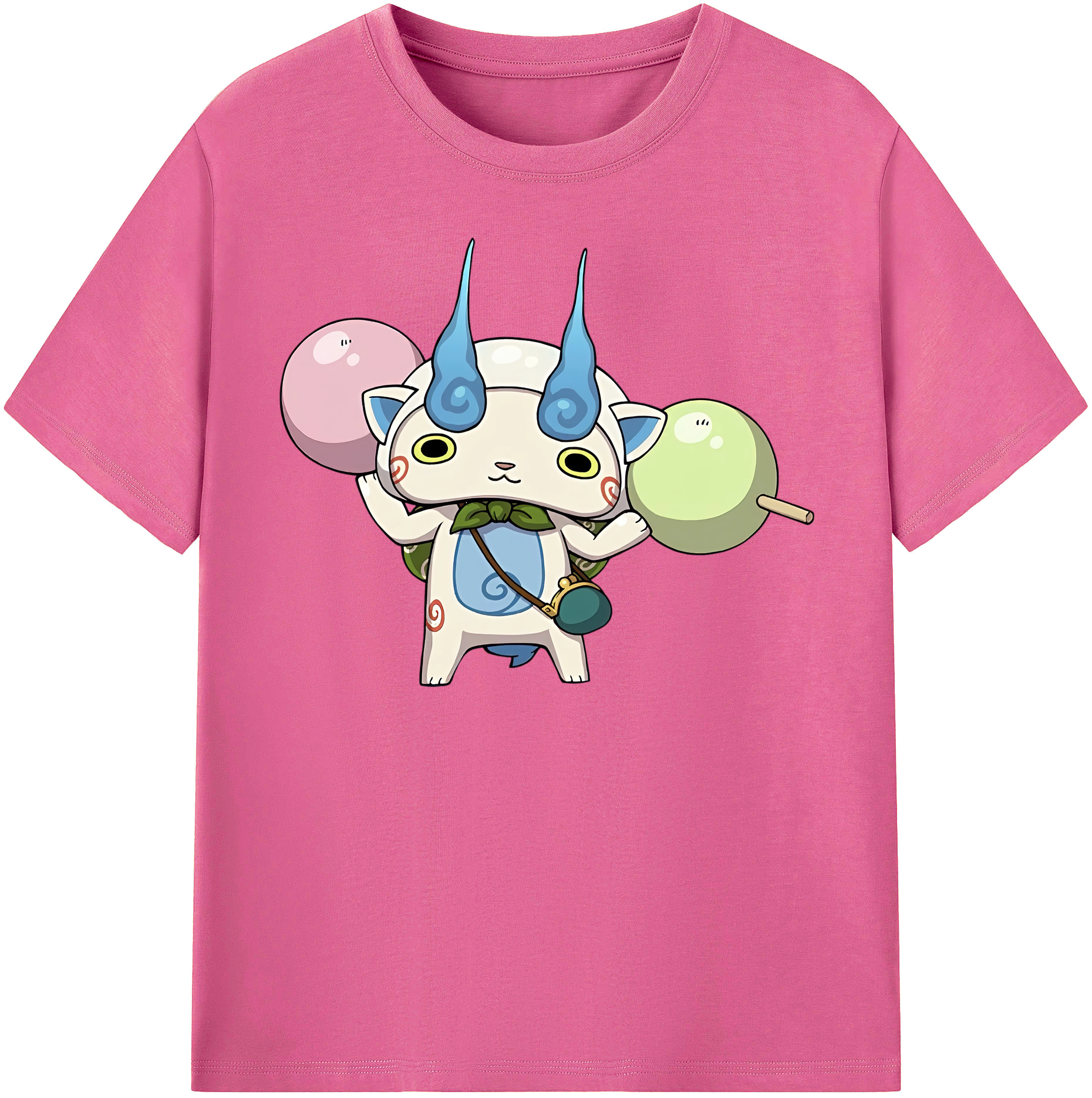 （画像用） 妖怪ウォッチ Yo-kai Watch レディースカジュアルプリントTシャツ（綿100％）