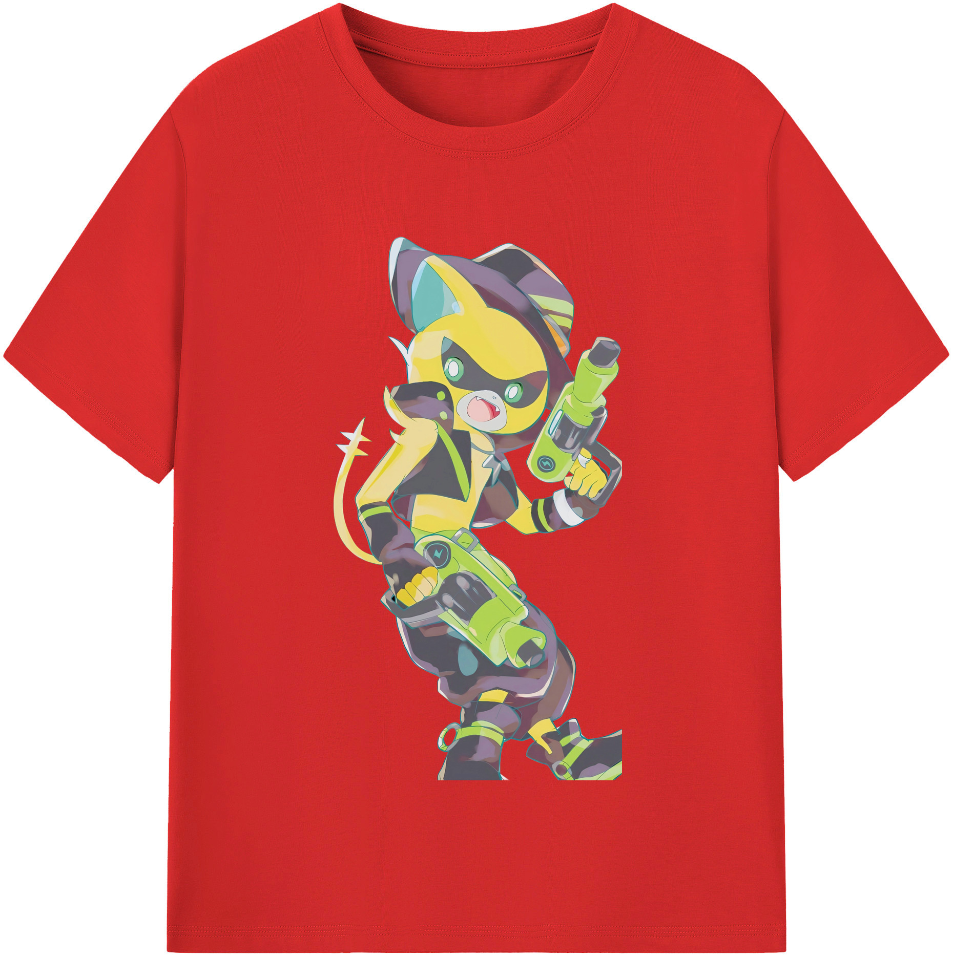 （画像用） 妖怪ウォッチ Yo-kai Watch レディースカジュアルプリントTシャツ（綿100％）