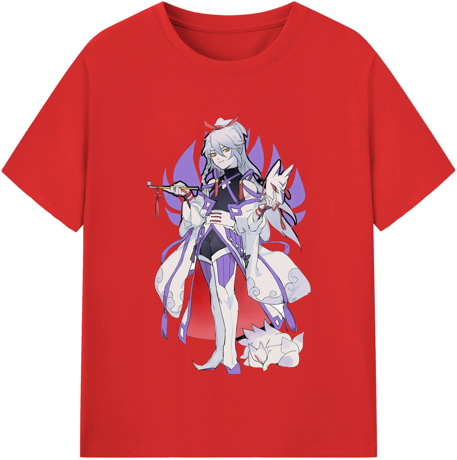 （画像用） 妖怪ウォッチ Yo-kai Watch レディースカジュアルプリントTシャツ（綿100％）