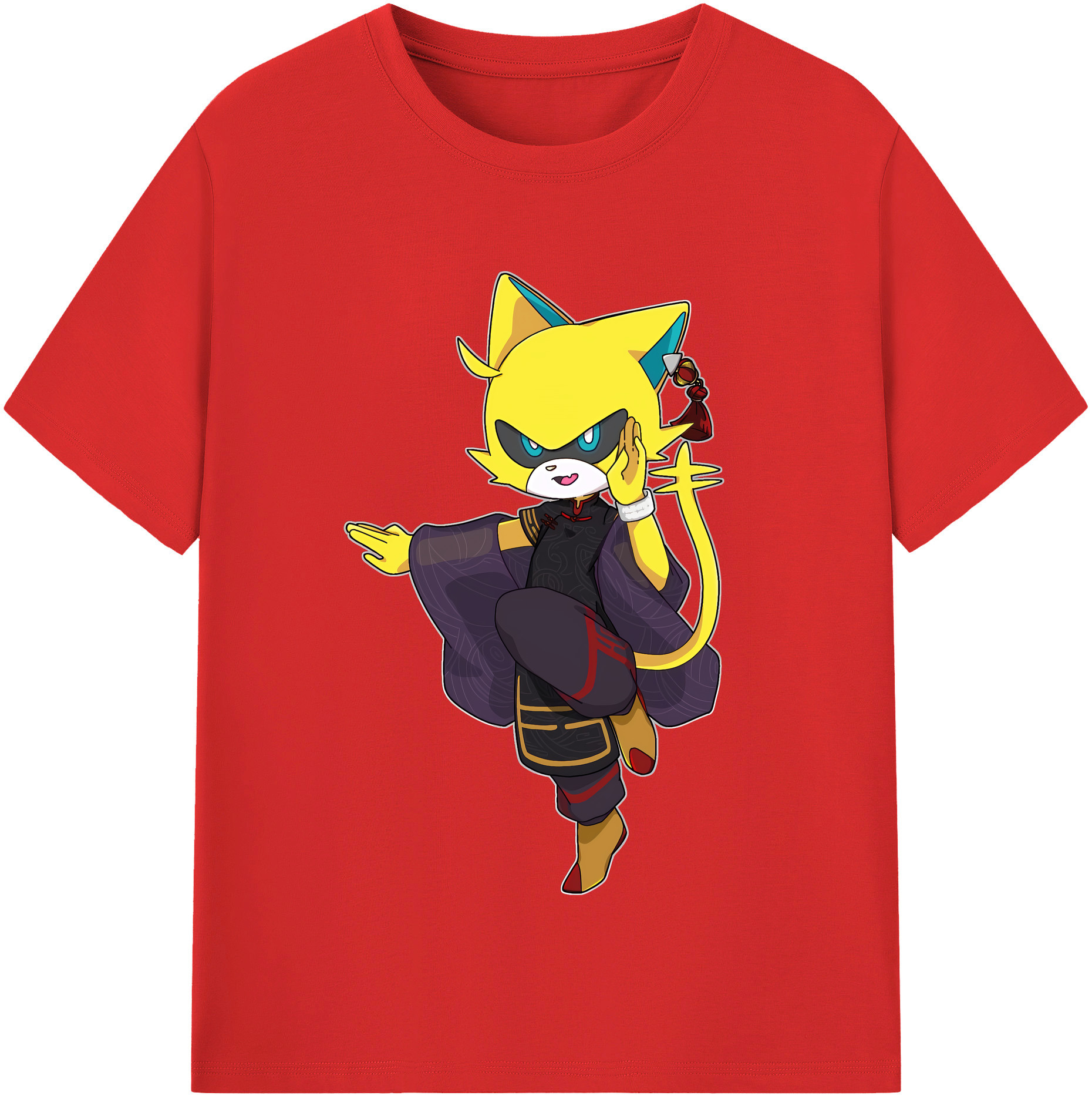 （画像用） 妖怪ウォッチ Yo-kai Watch レディースカジュアルプリントTシャツ（綿100％）