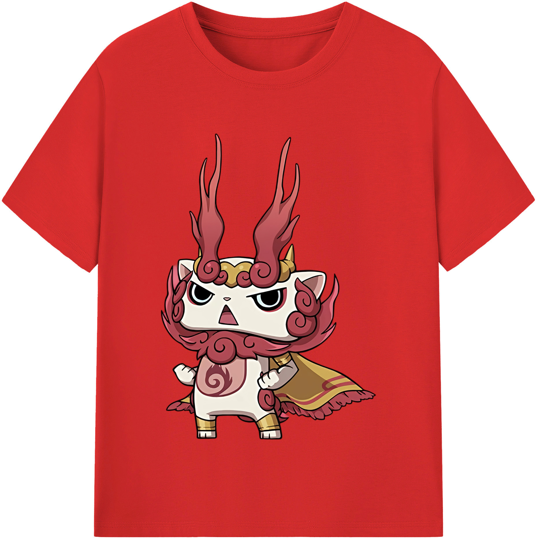 （画像用） 妖怪ウォッチ Yo-kai Watch レディースカジュアルプリントTシャツ（綿100％）