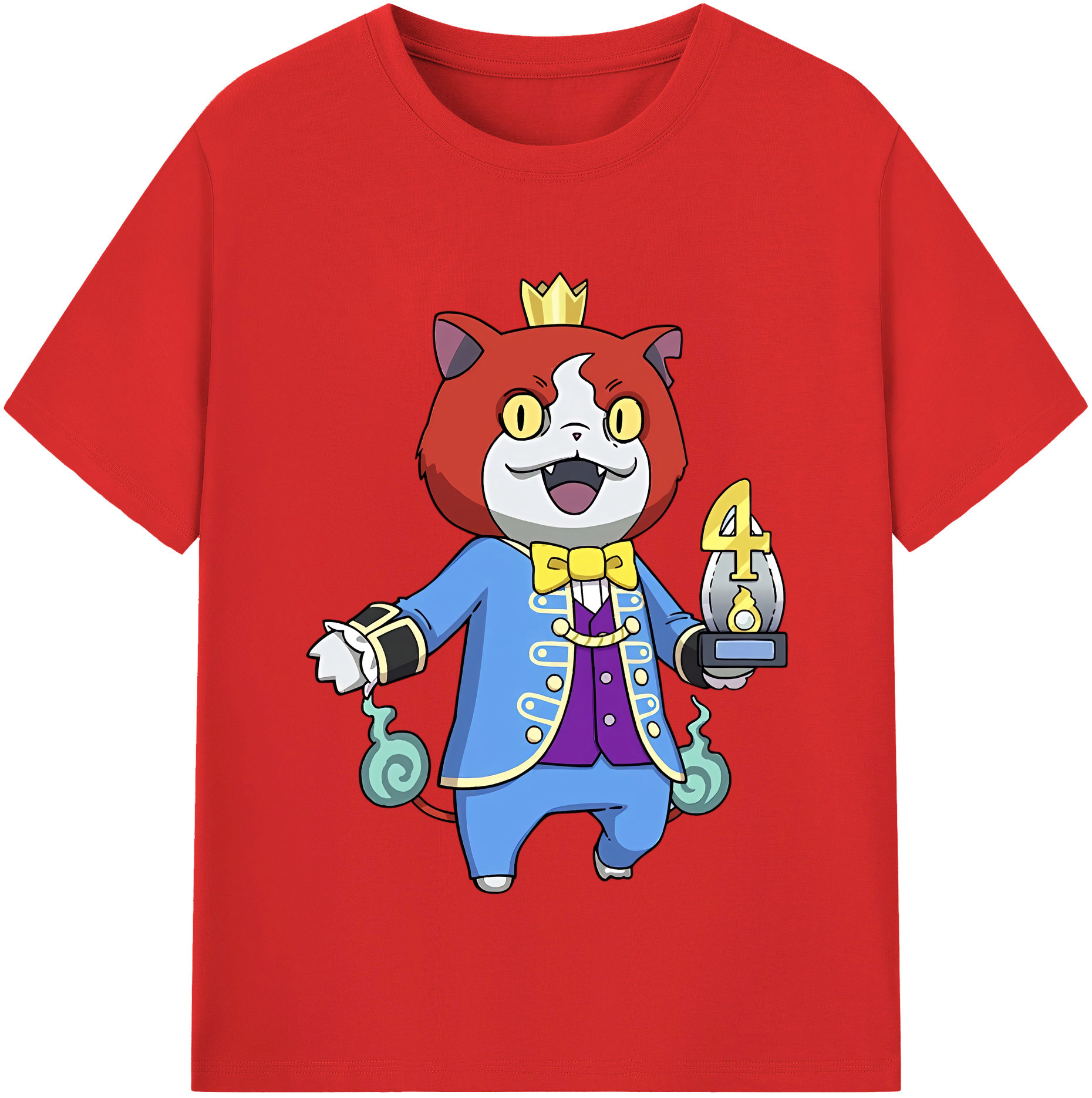 （画像用） 妖怪ウォッチ Yo-kai Watch レディースカジュアルプリントTシャツ（綿100％）