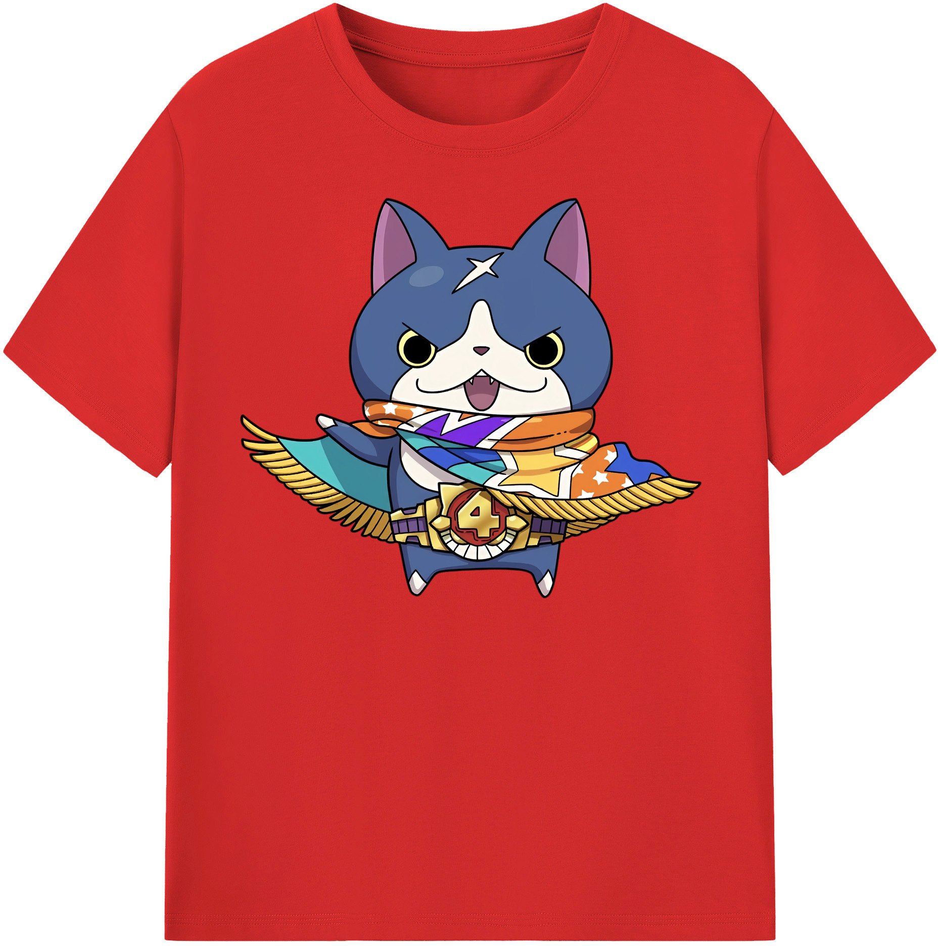 （画像用） 妖怪ウォッチ Yo-kai Watch レディースカジュアルプリントTシャツ（綿100％）