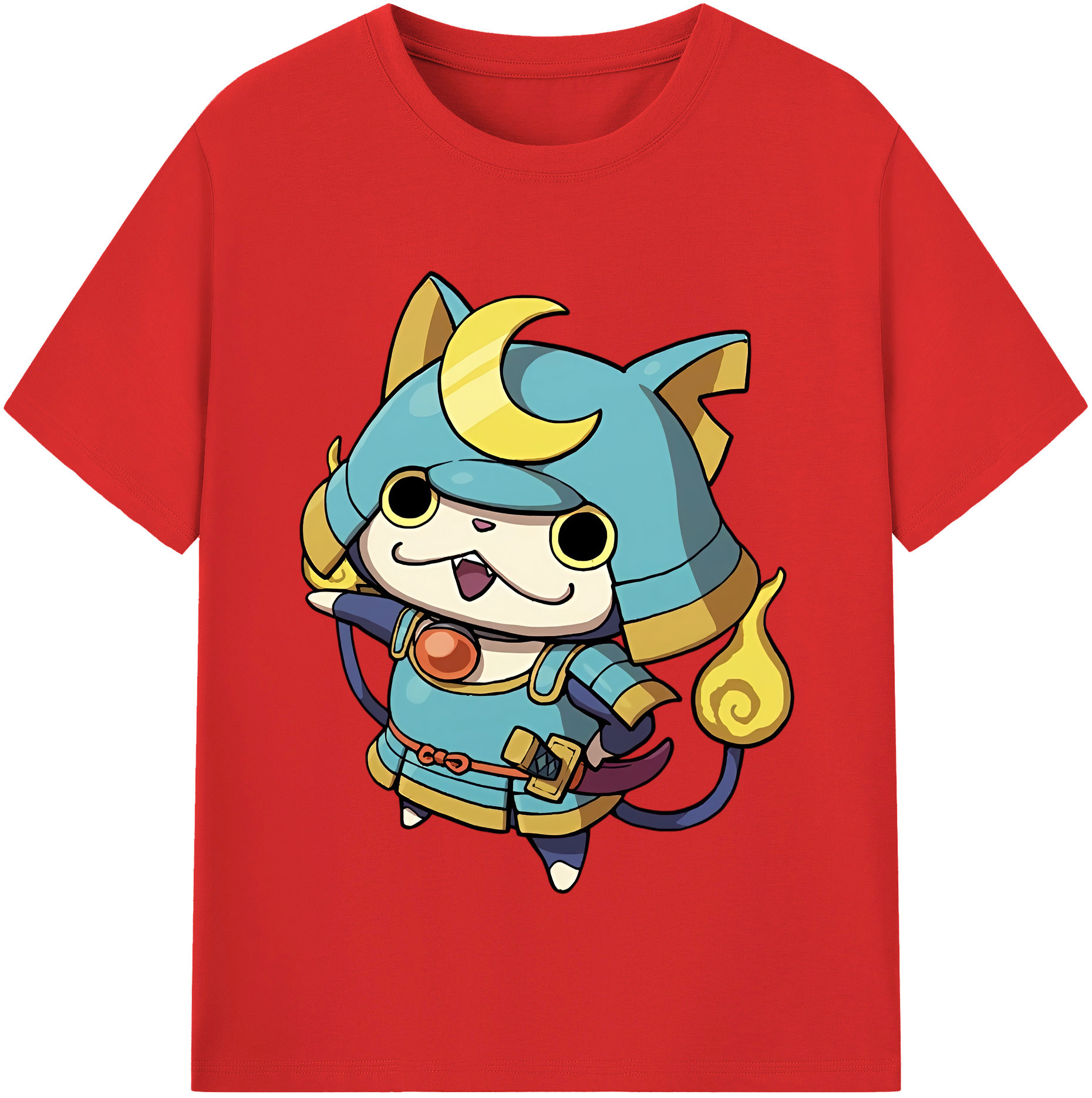 （画像用） 妖怪ウォッチ Yo-kai Watch レディースカジュアルプリントTシャツ（綿100％）