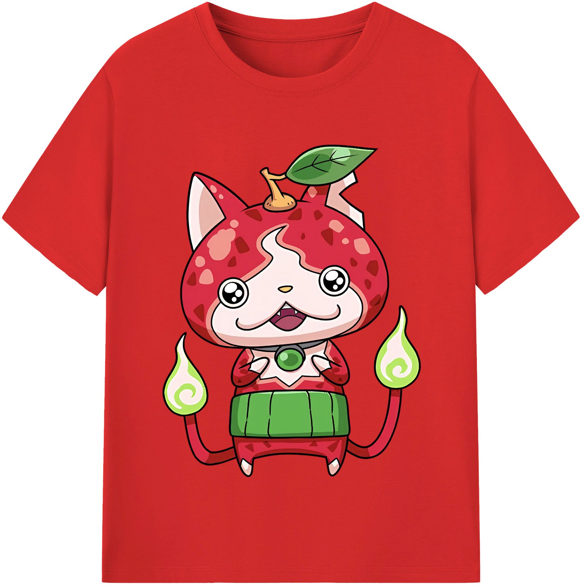 （画像用） 妖怪ウォッチ Yo-kai Watch レディースカジュアルプリントTシャツ（綿100％）